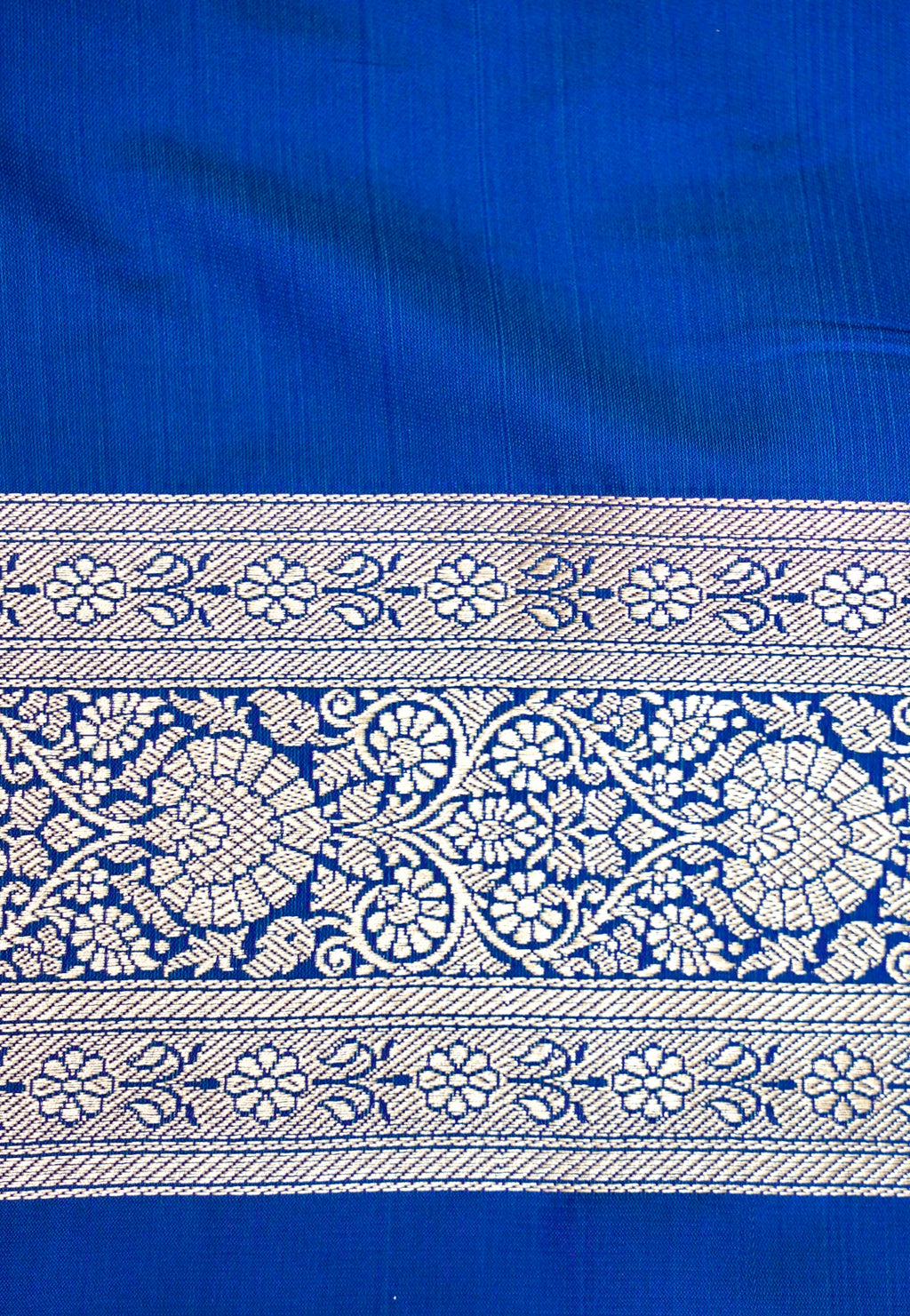MIDNIGHT ROYAL BLUE BANARASI MASHRU KATAN SILK SAREE