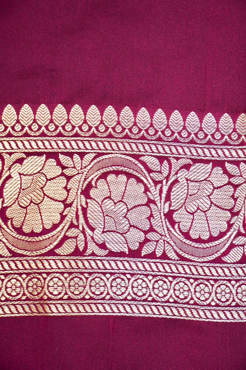 PLUM WINE BANARASI MASHRU KATAN SILK SAREE