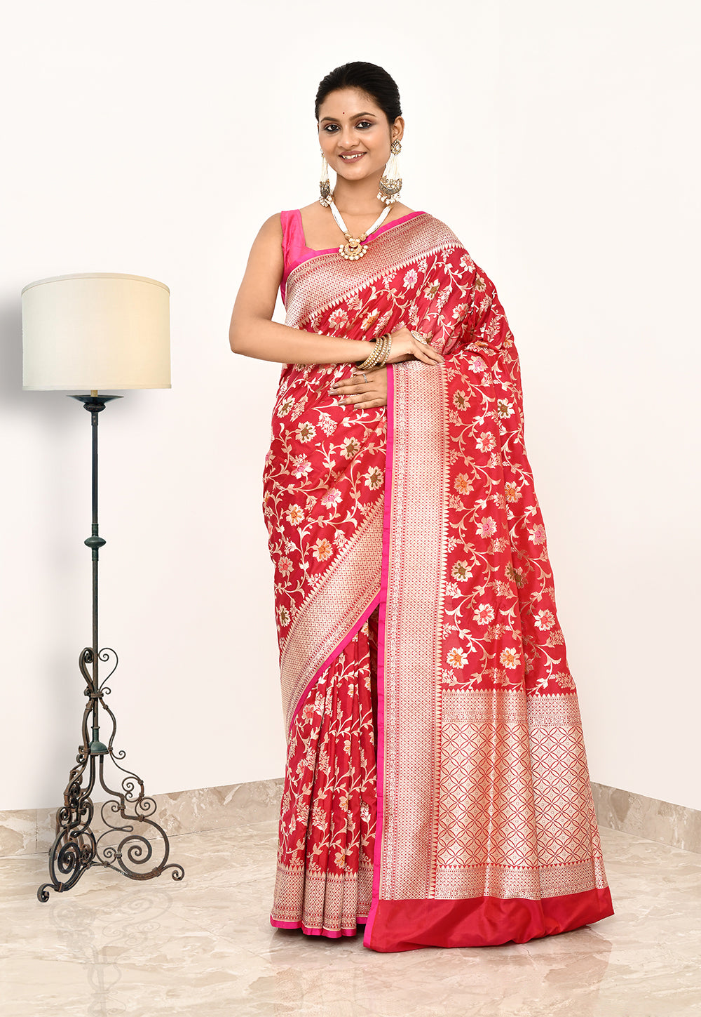Katan Silk Handwoven Banaras Saree