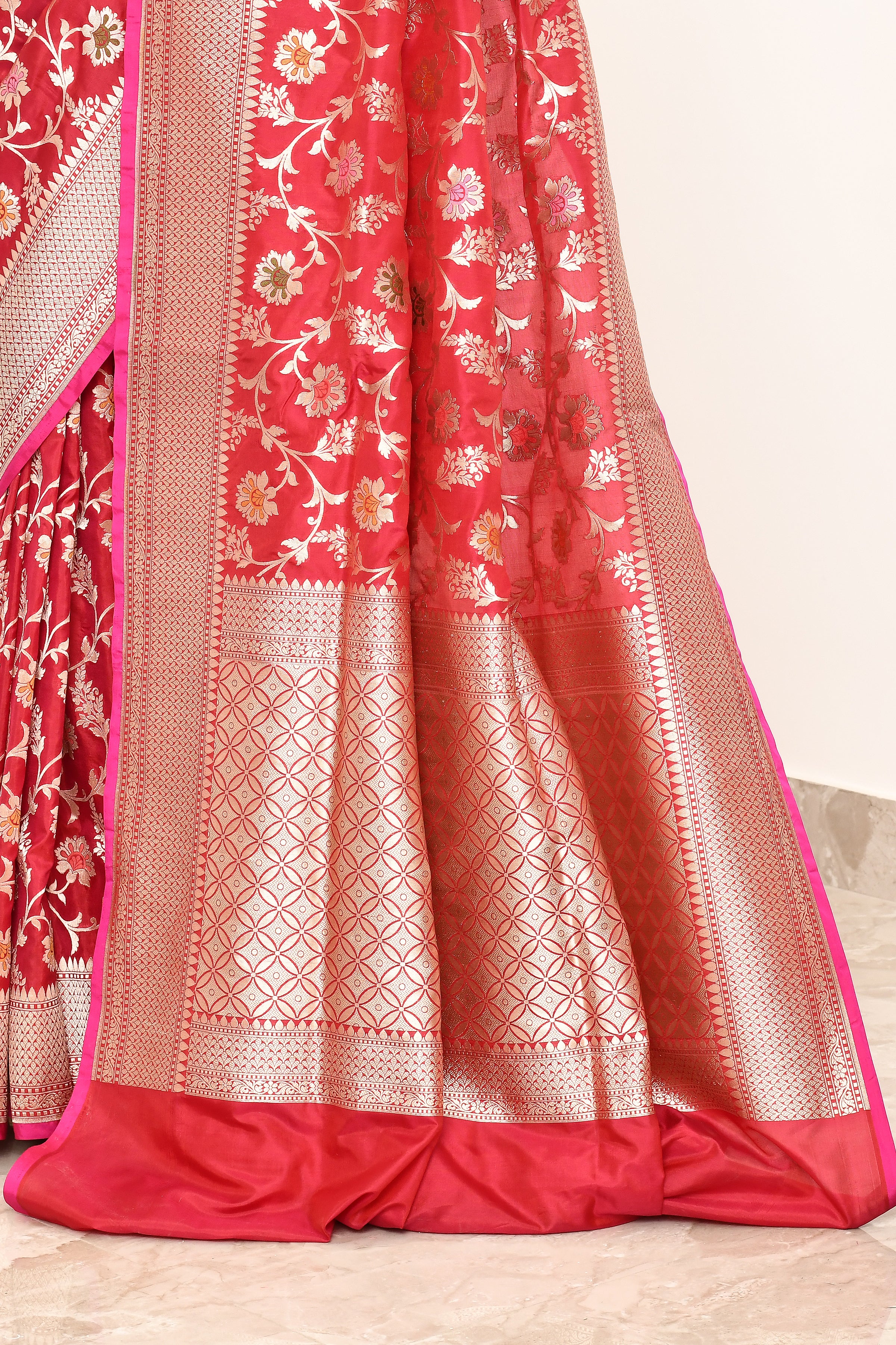 Katan Silk Handwoven Banaras Saree