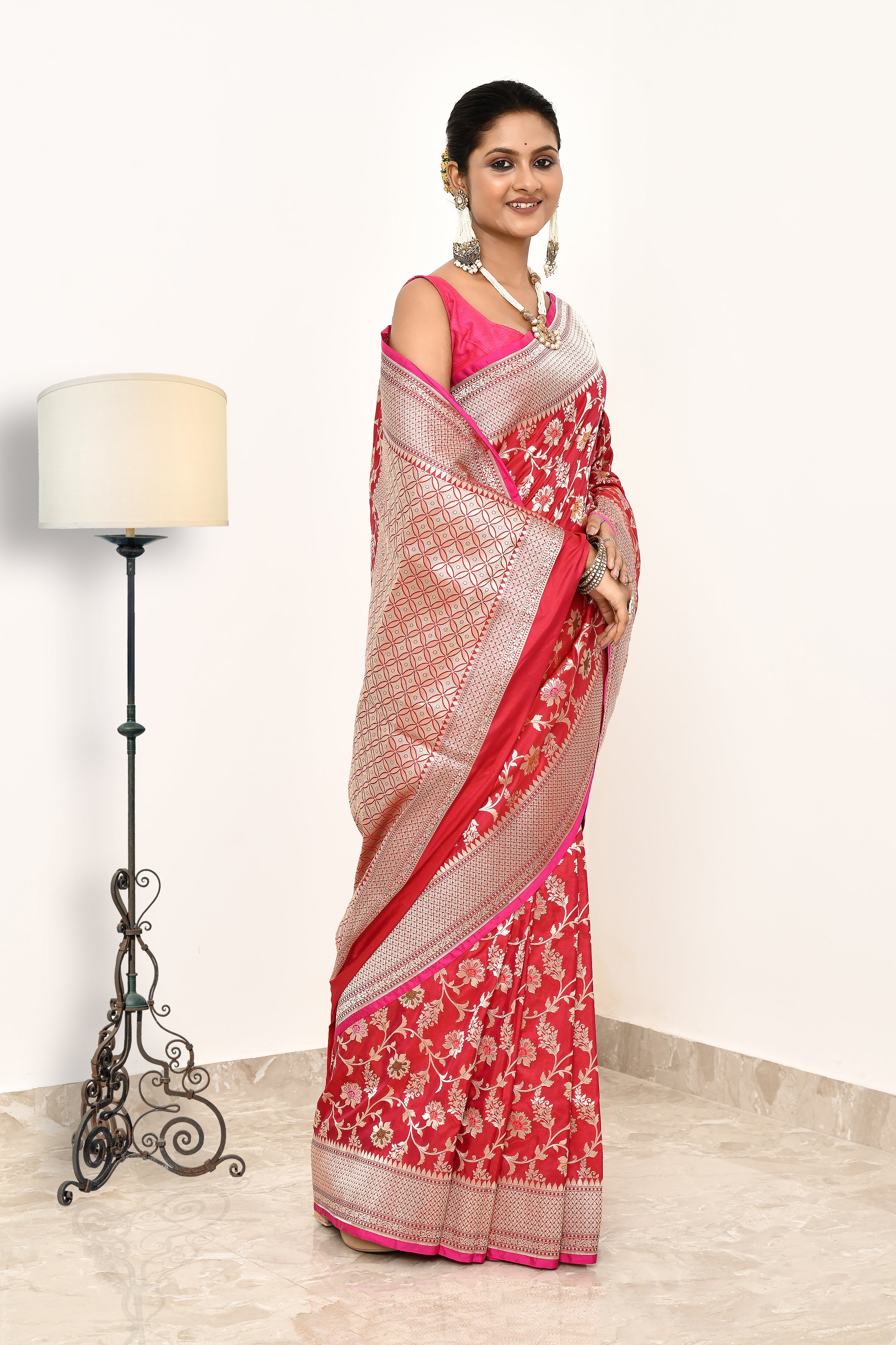 Katan Silk Handwoven Banaras Saree