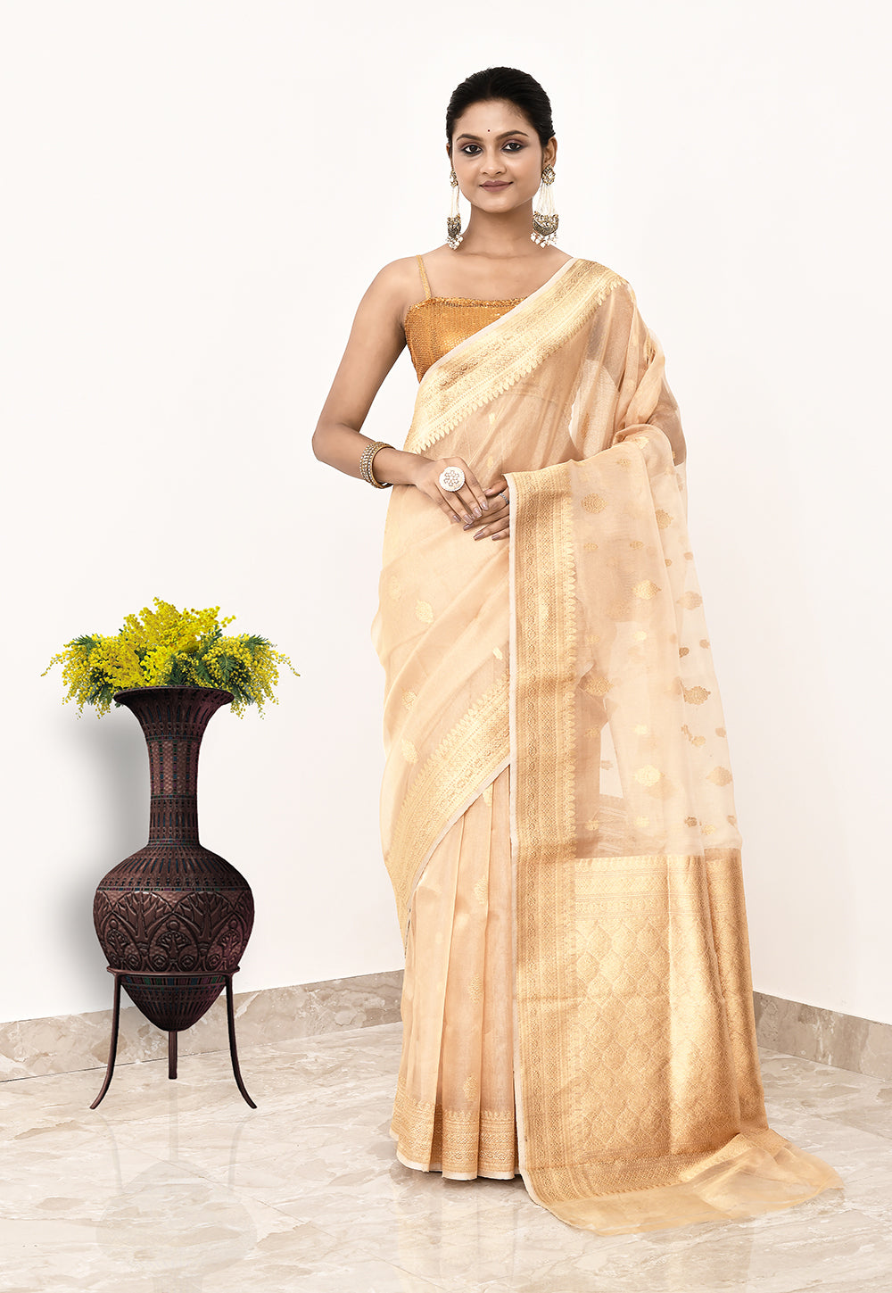 Pure Tissue Silk Handwoven Banaras Saree
