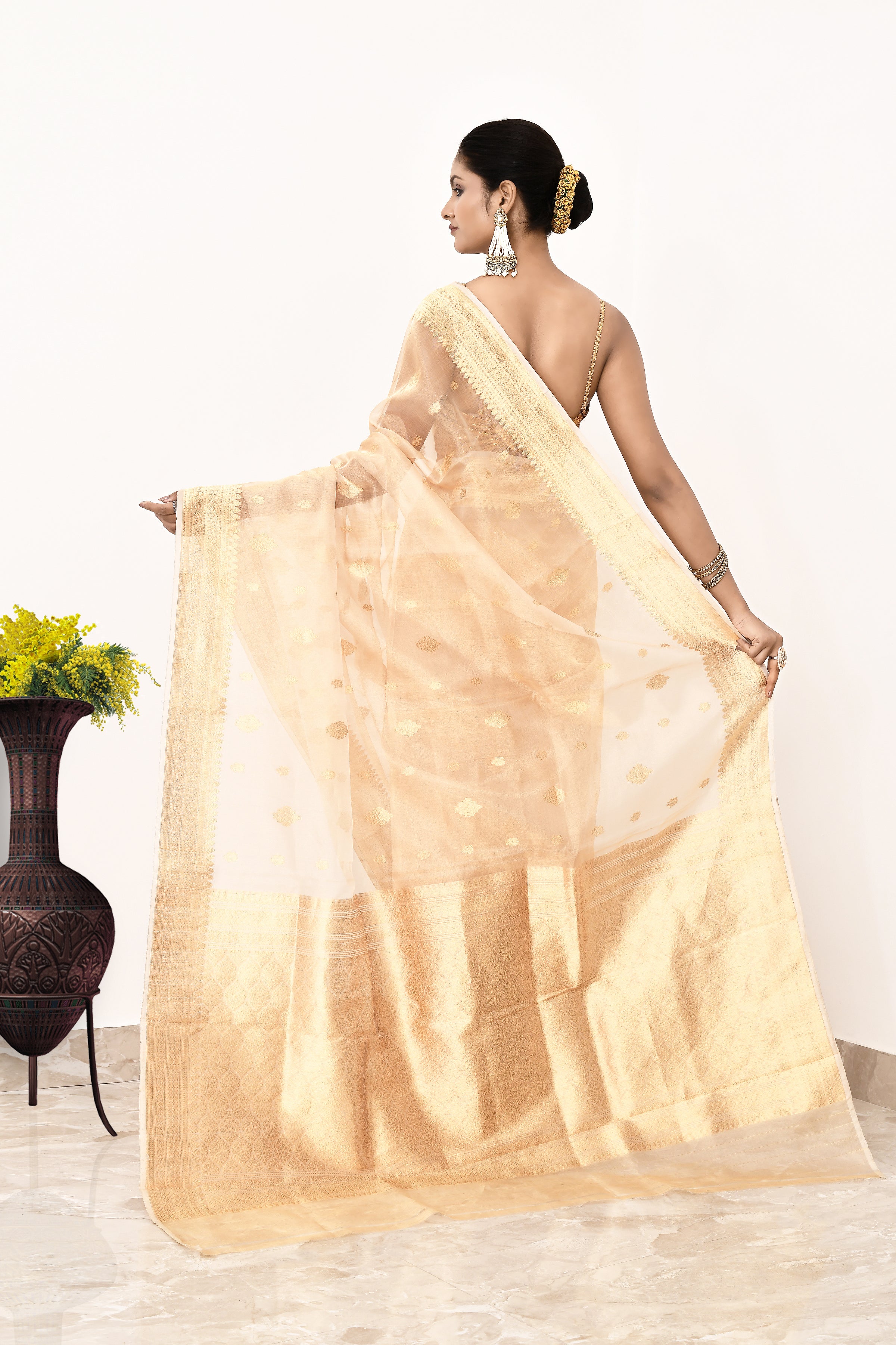Pure Tissue Silk Handwoven Banaras Saree