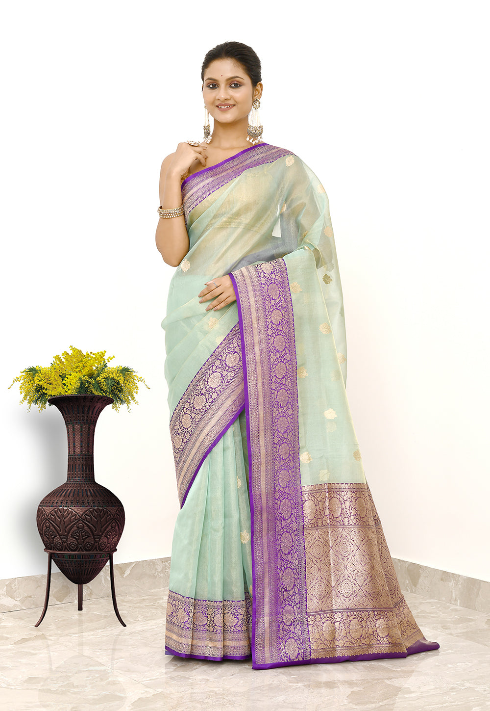 Pure Tissue Silk Handwoven Banaras Saree