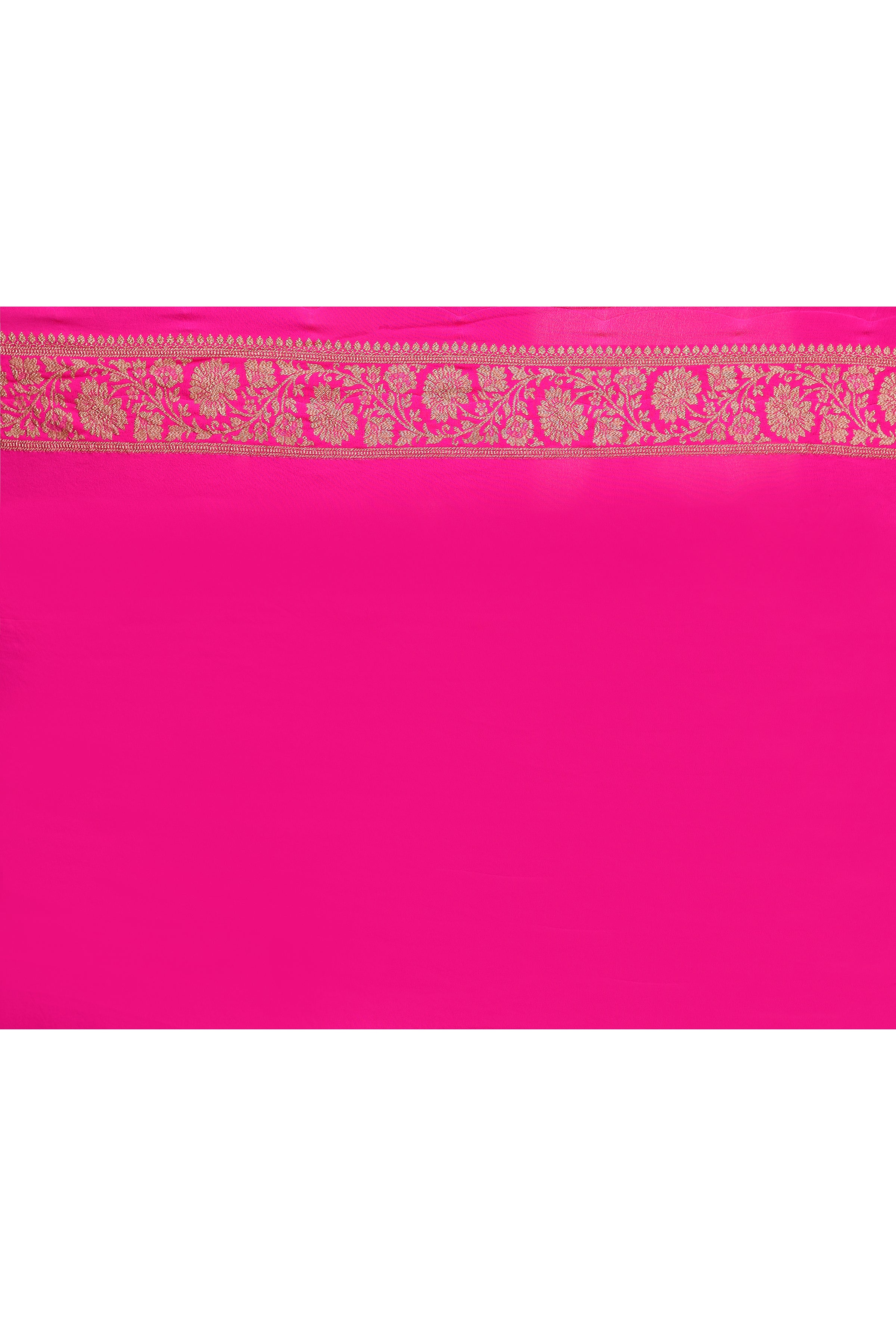 Pista Green Banarasi Crape Chiffon Silk Saree