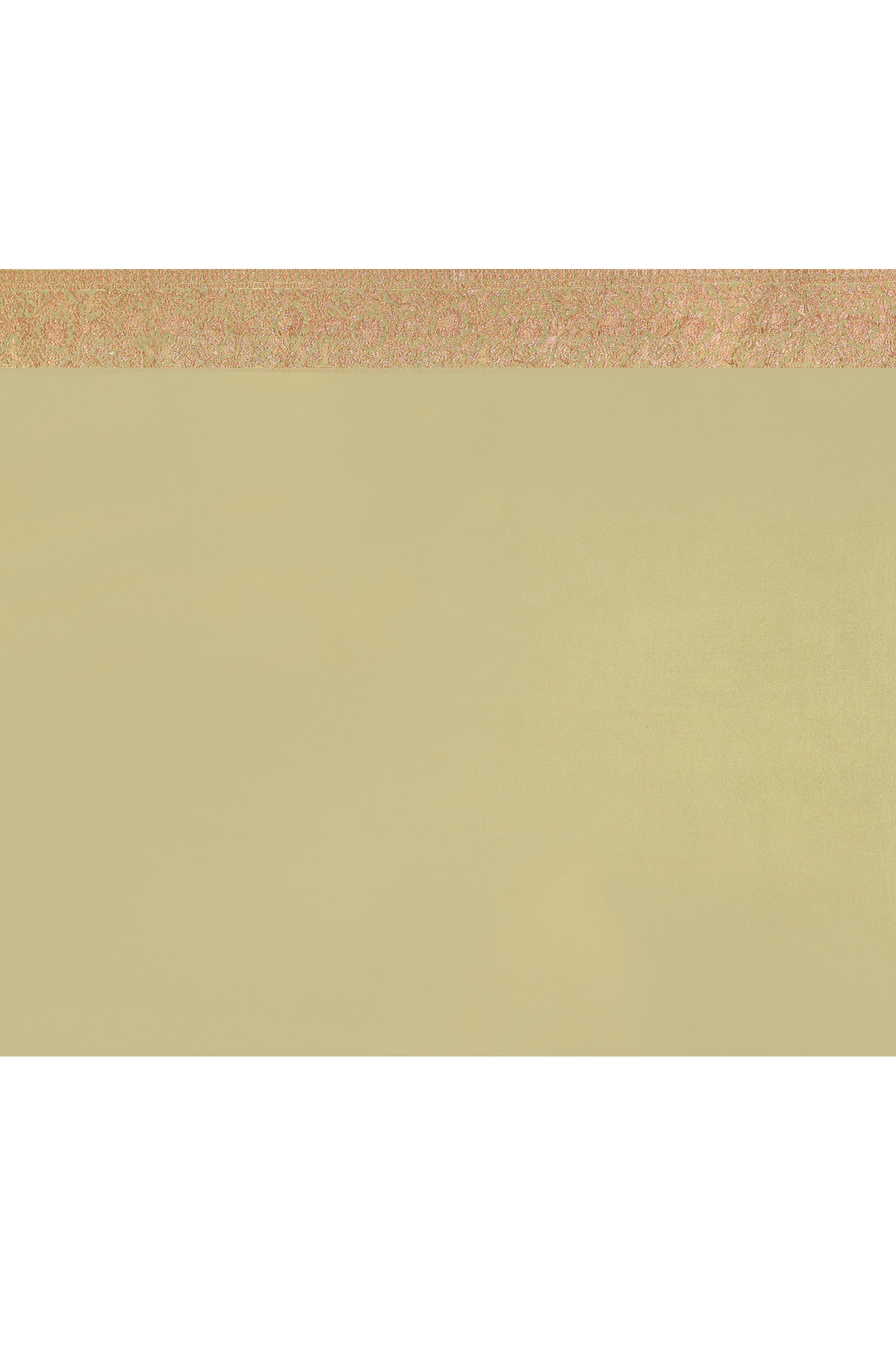 Pista Green  Banarasi Crape Chiffon Silk Saree