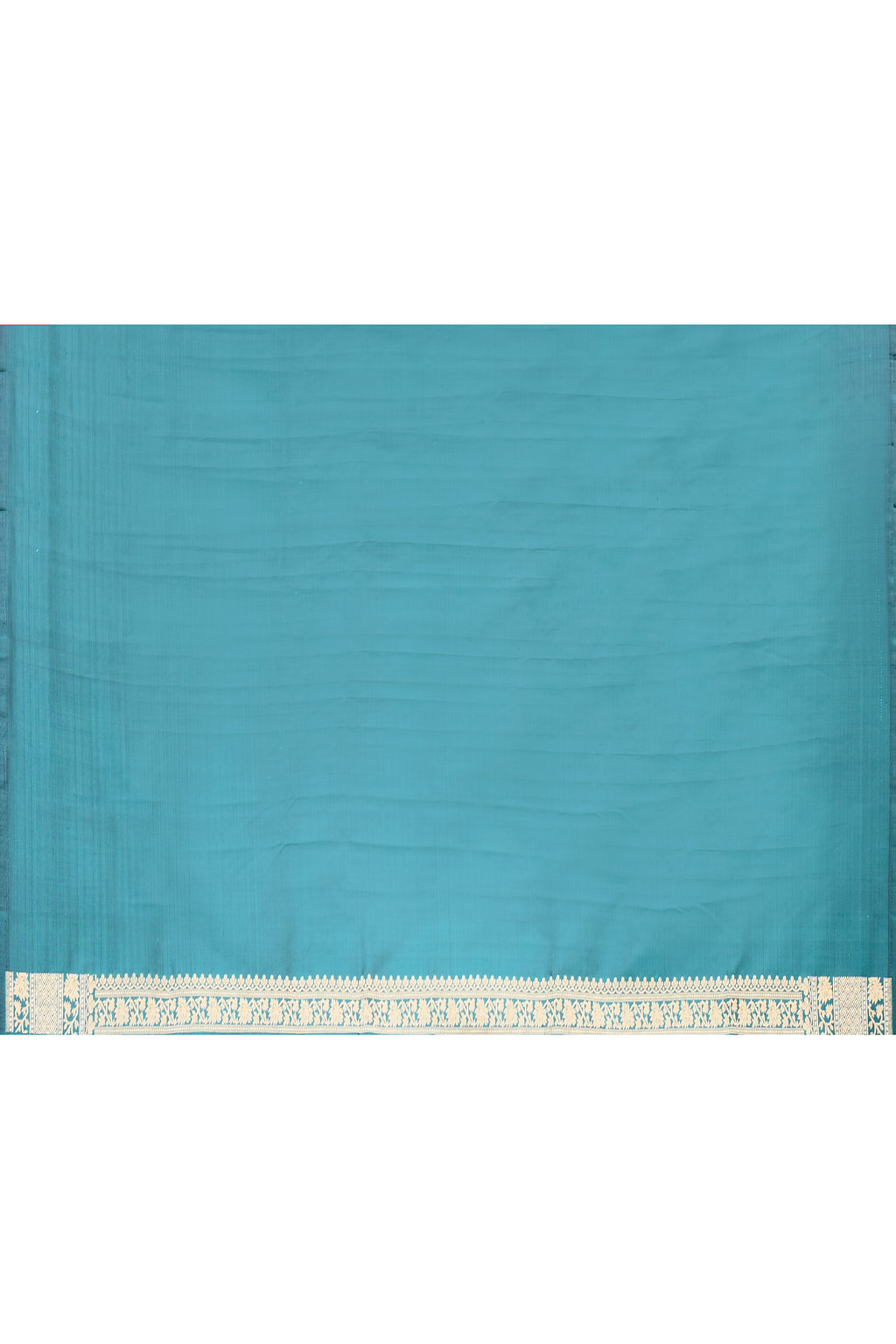 Teal Green Pure Silk Katan Brocade Saree