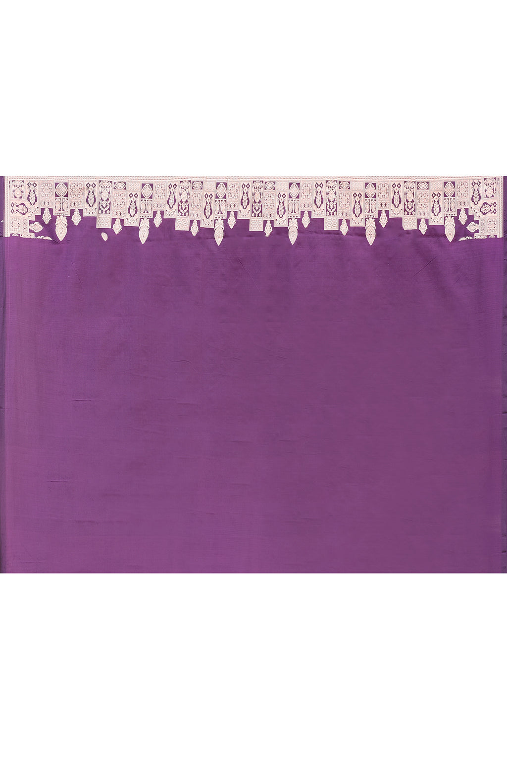 Banarasi Katan Silk Saree in Plum Purple
