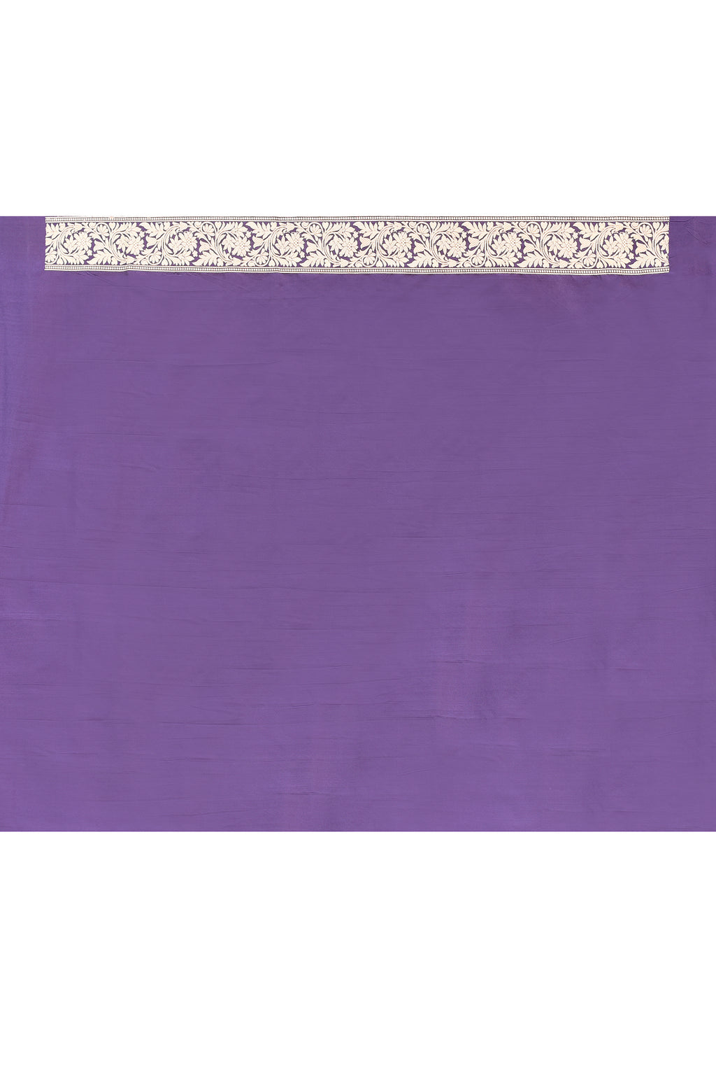Handwoven Banarasi Katan Silk Saree in Plum Purple