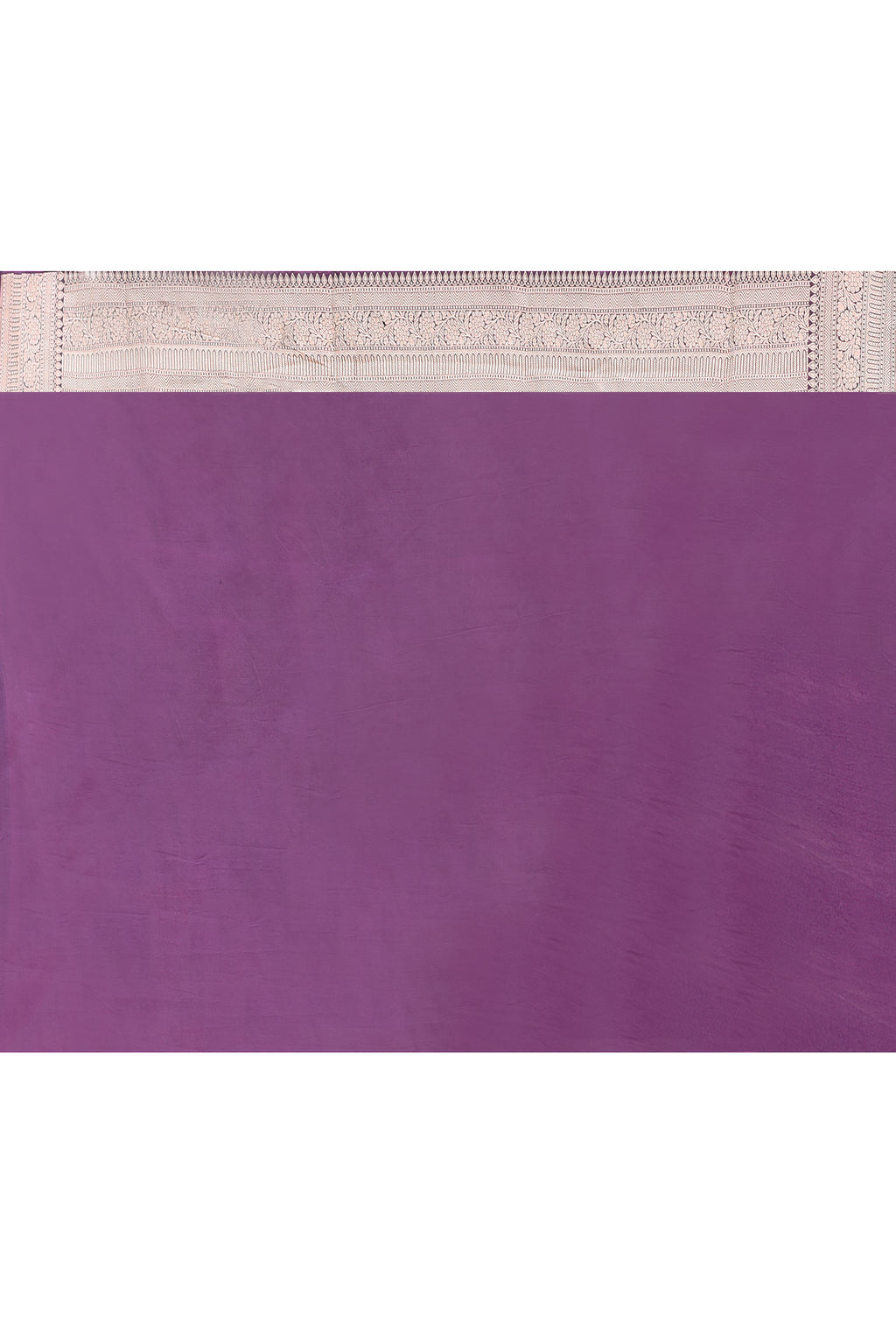 Handwoven Banarasi Katan Silk Saree in Plum Purple