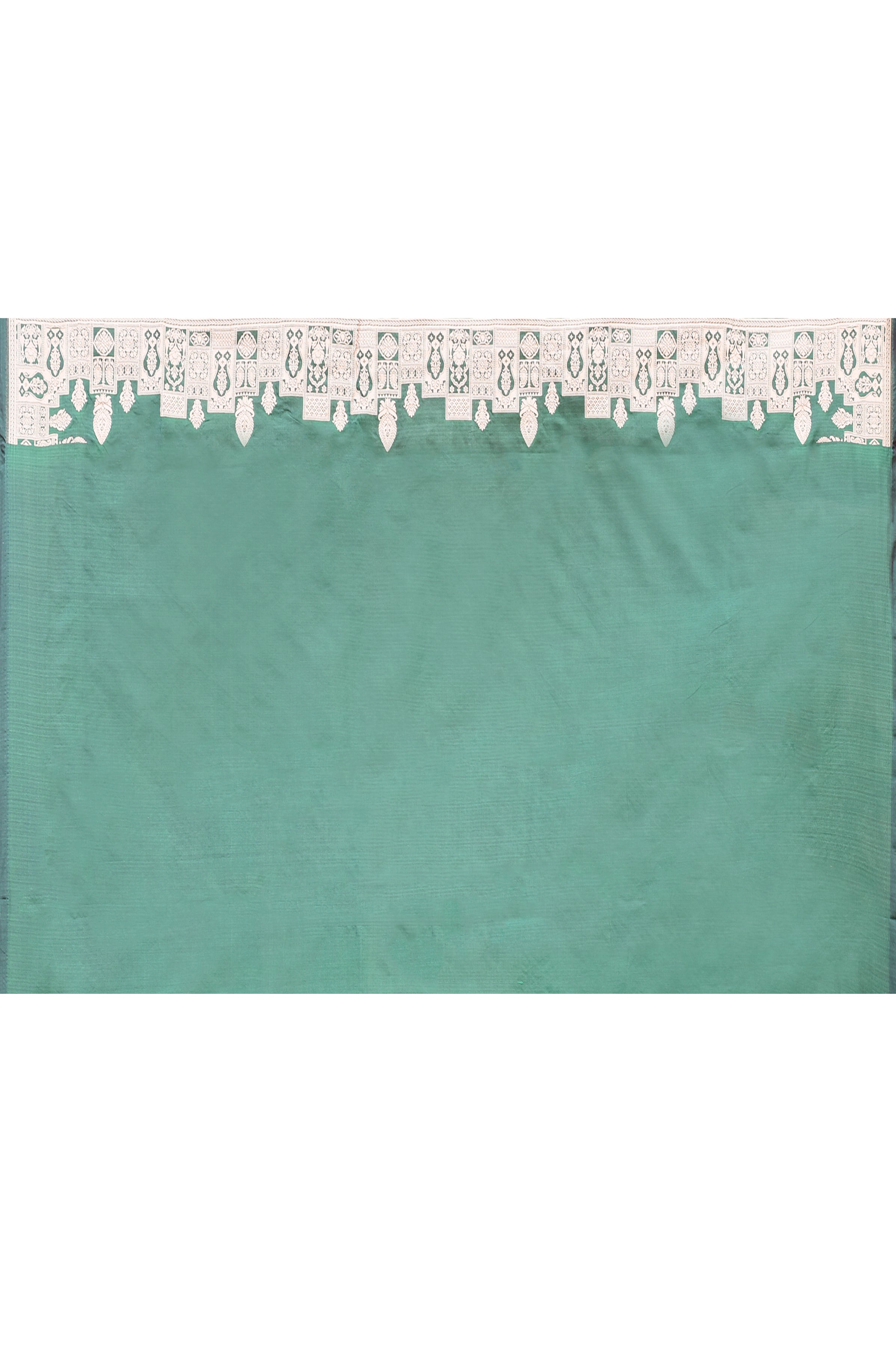 Emerald Green Banarasi Katan Silk Saree