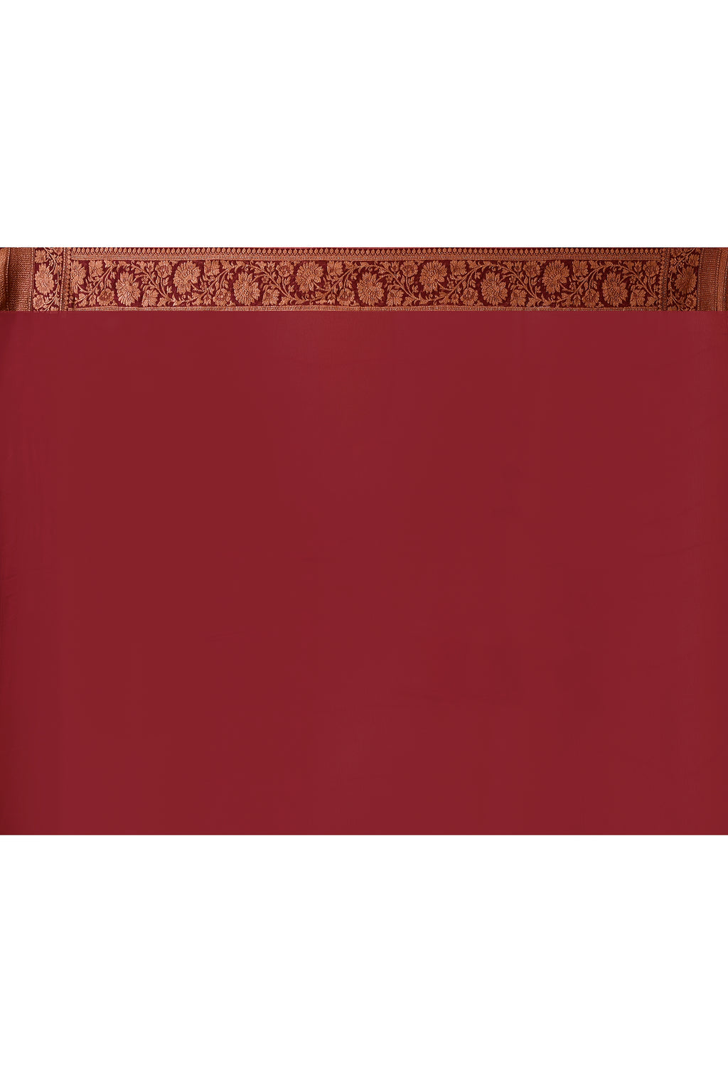 Olive Green Handwoven Banarasi Crepe Chiffon Silk Saree