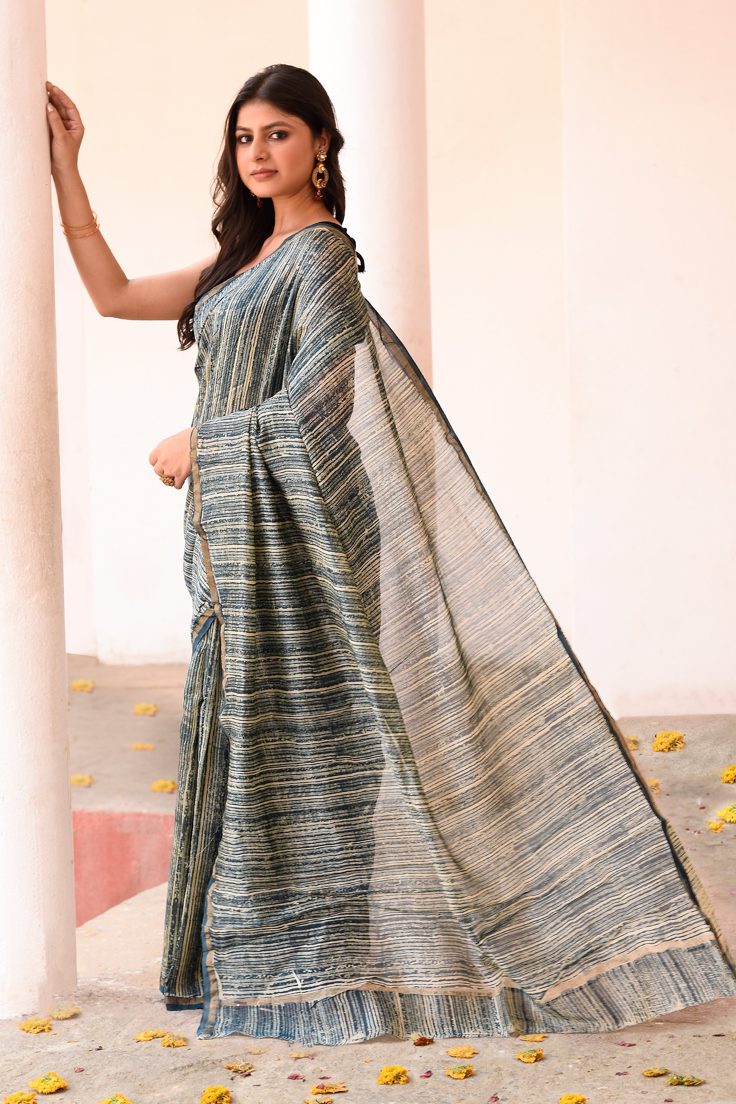 Elegant Handwoven Banarasi Katan Silk Saree