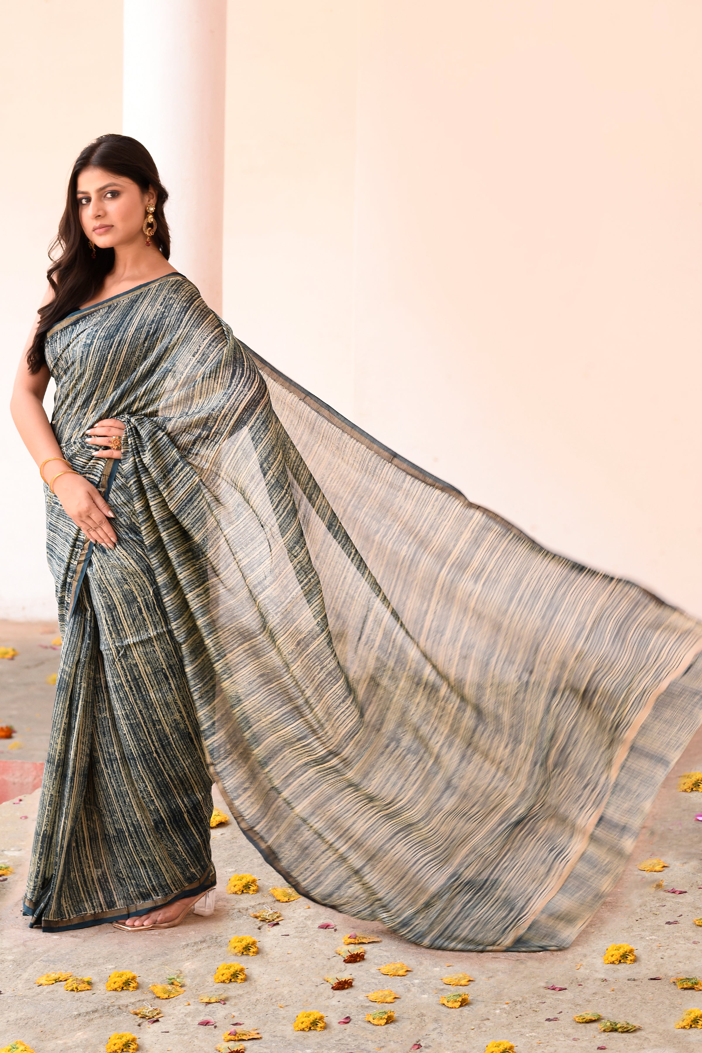 Elegant Handwoven Banarasi Katan Silk Saree