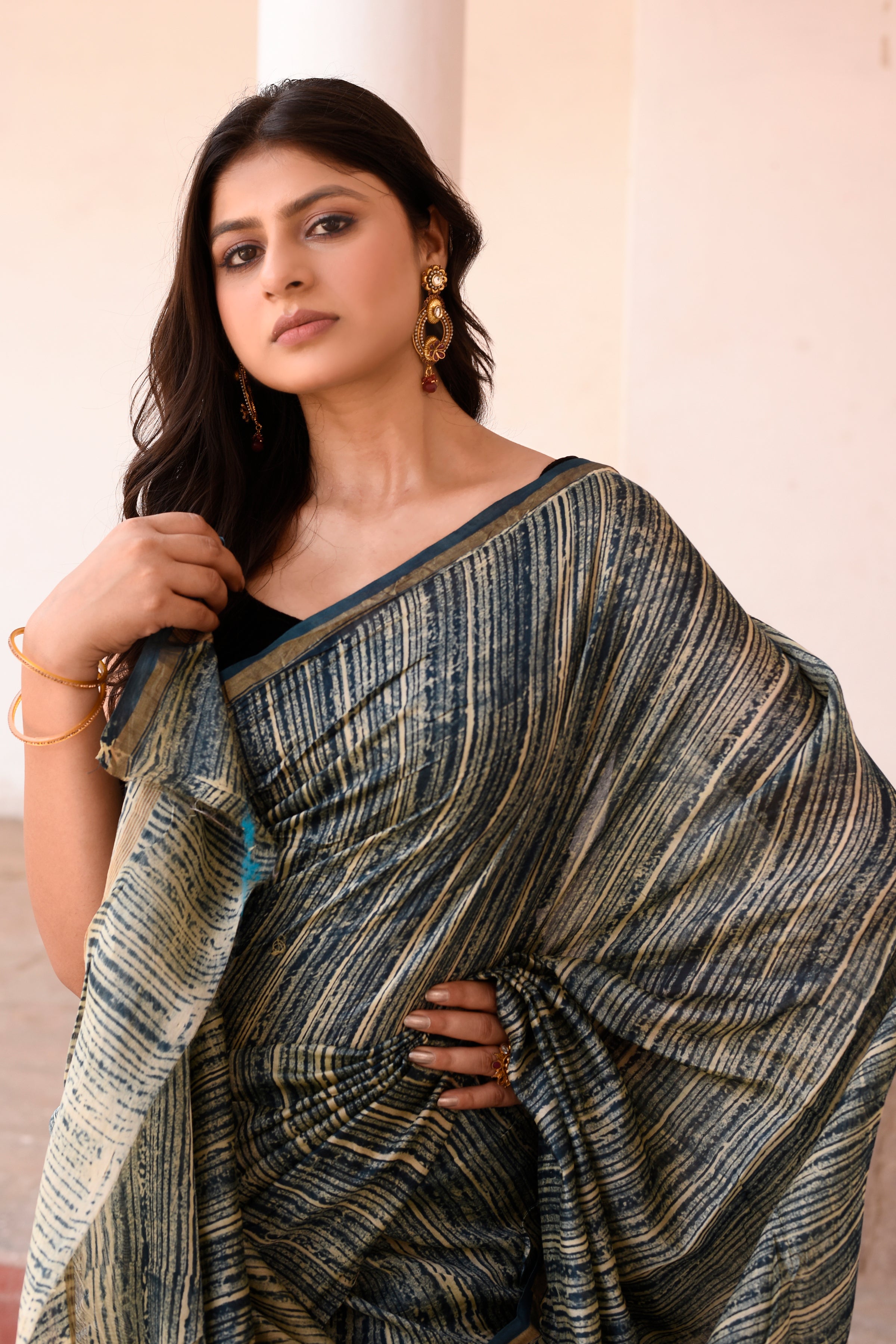 Elegant Handwoven Banarasi Katan Silk Saree