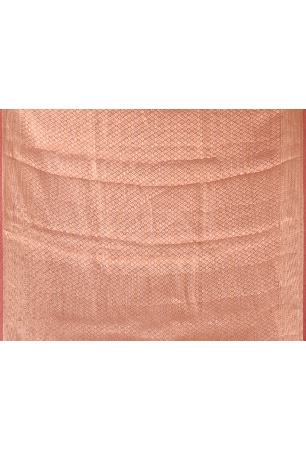 Rose Gold Pure Tissue Saree with All-Over Buti
