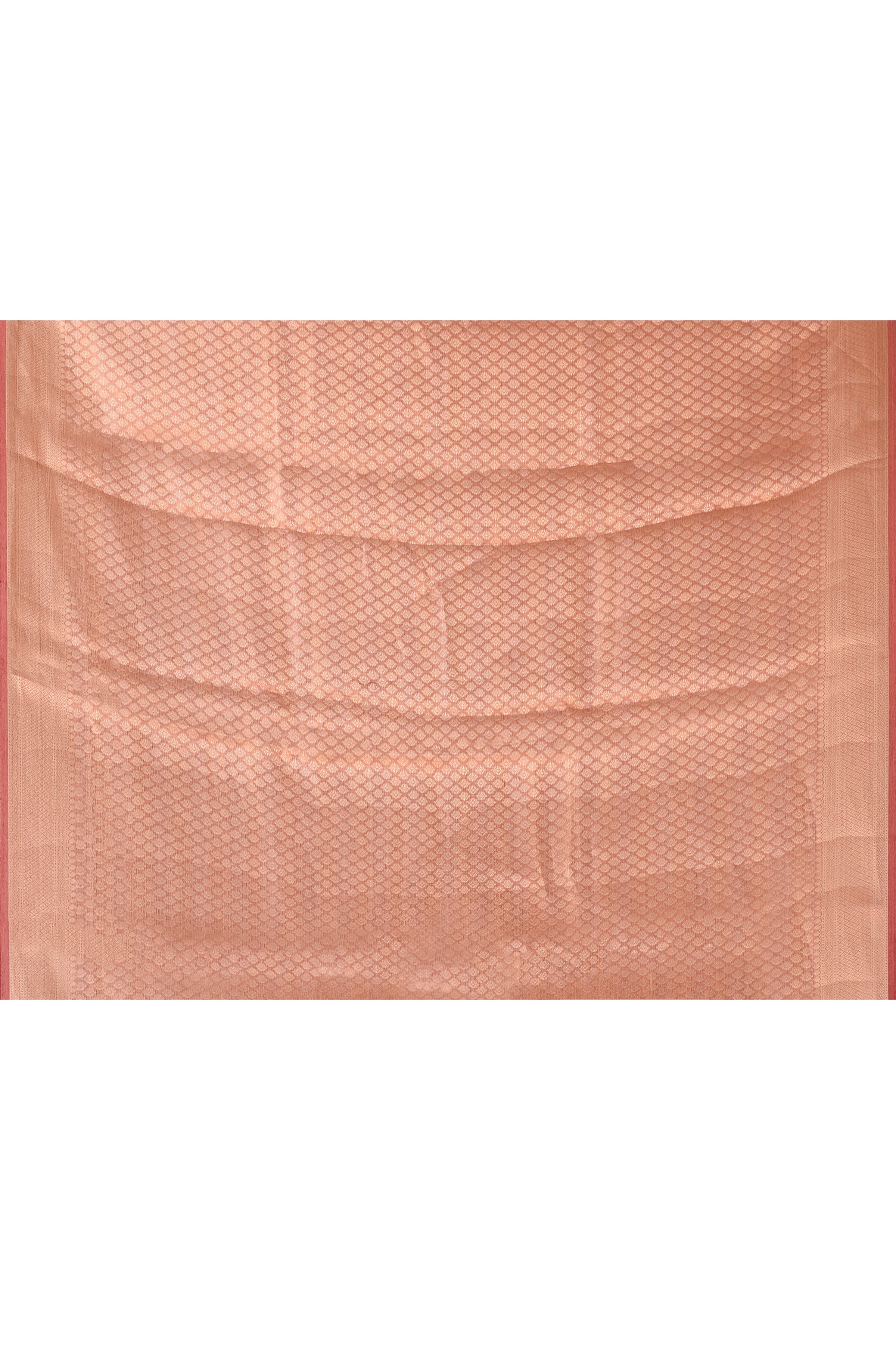 Rose Gold Pure Tissue Saree with All-Over Buti