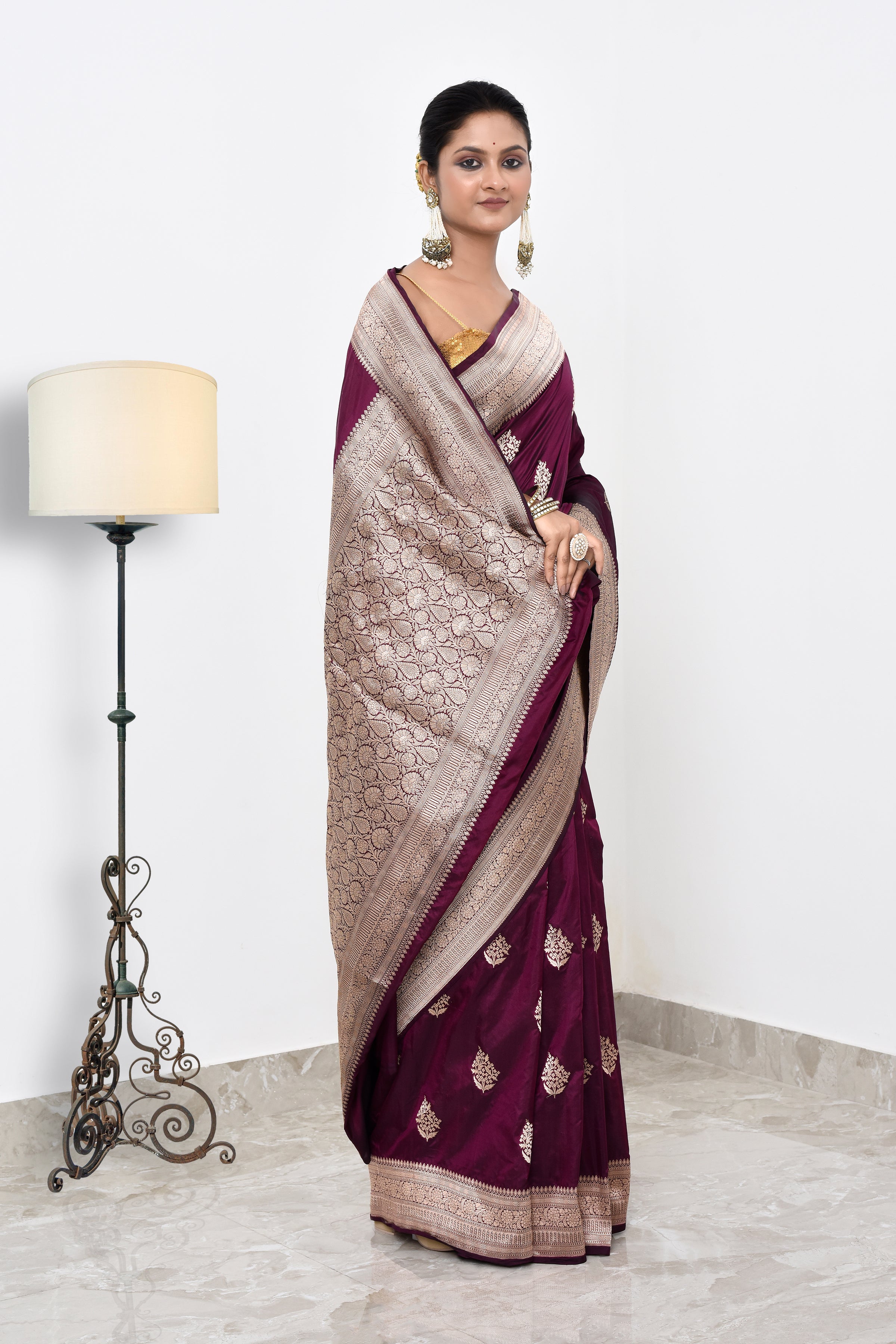 Katan Silk Handwoven Banaras Saree