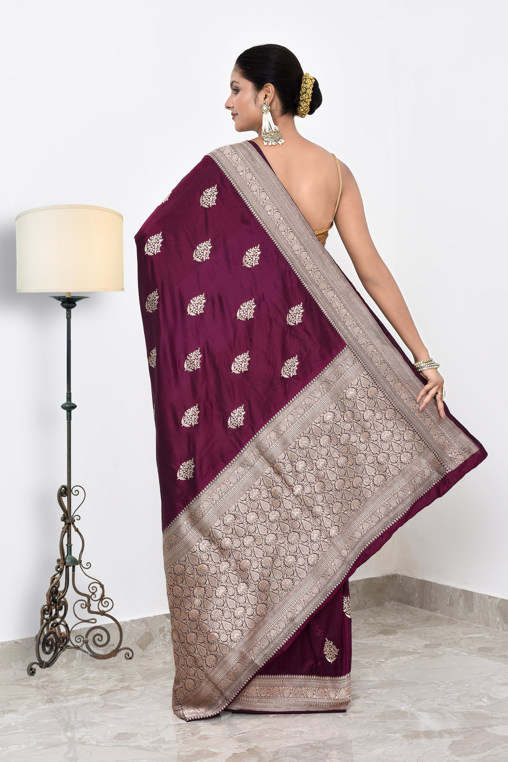 Katan Silk Handwoven Banaras Saree