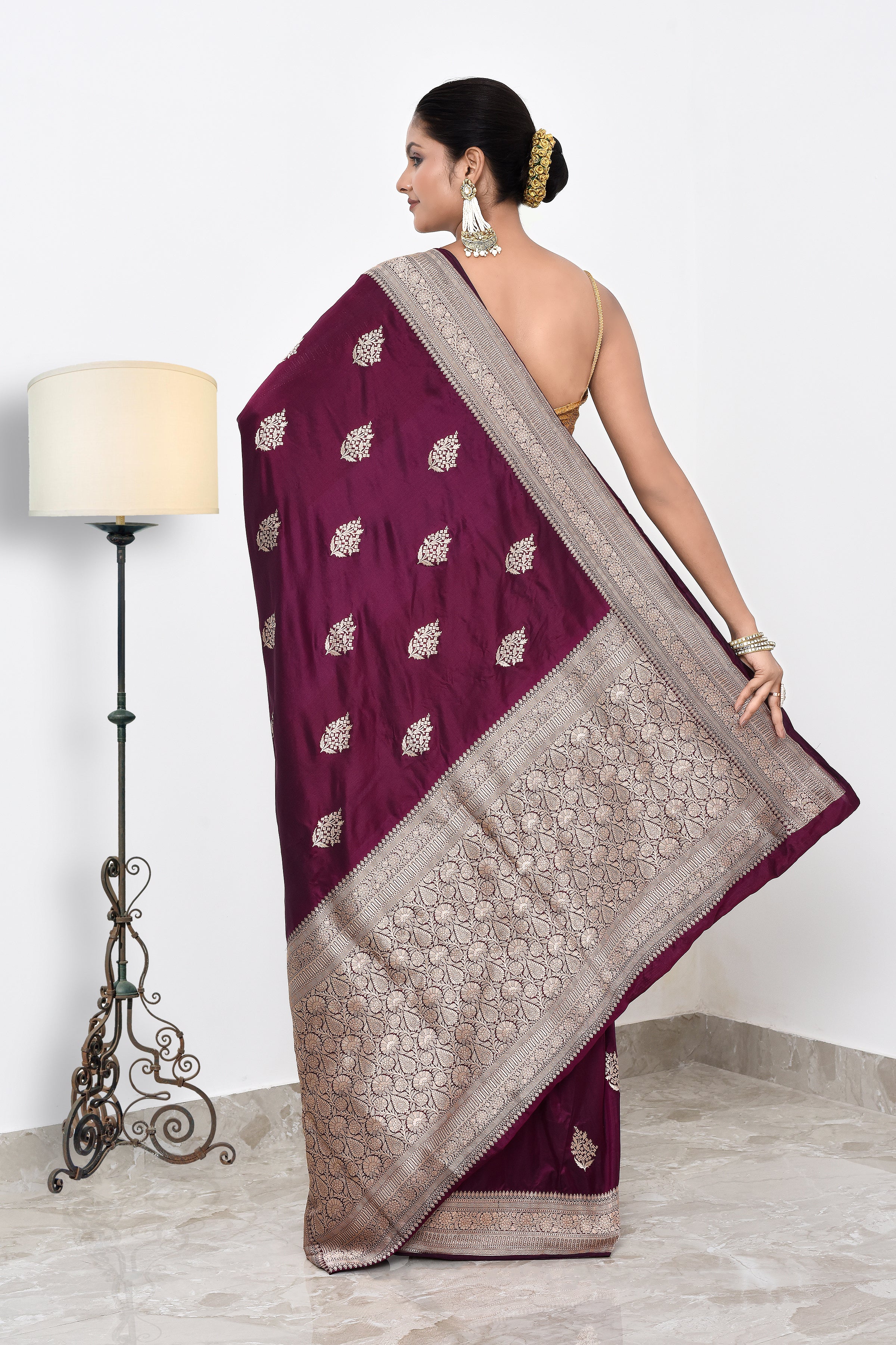 Katan Silk Handwoven Banaras Saree