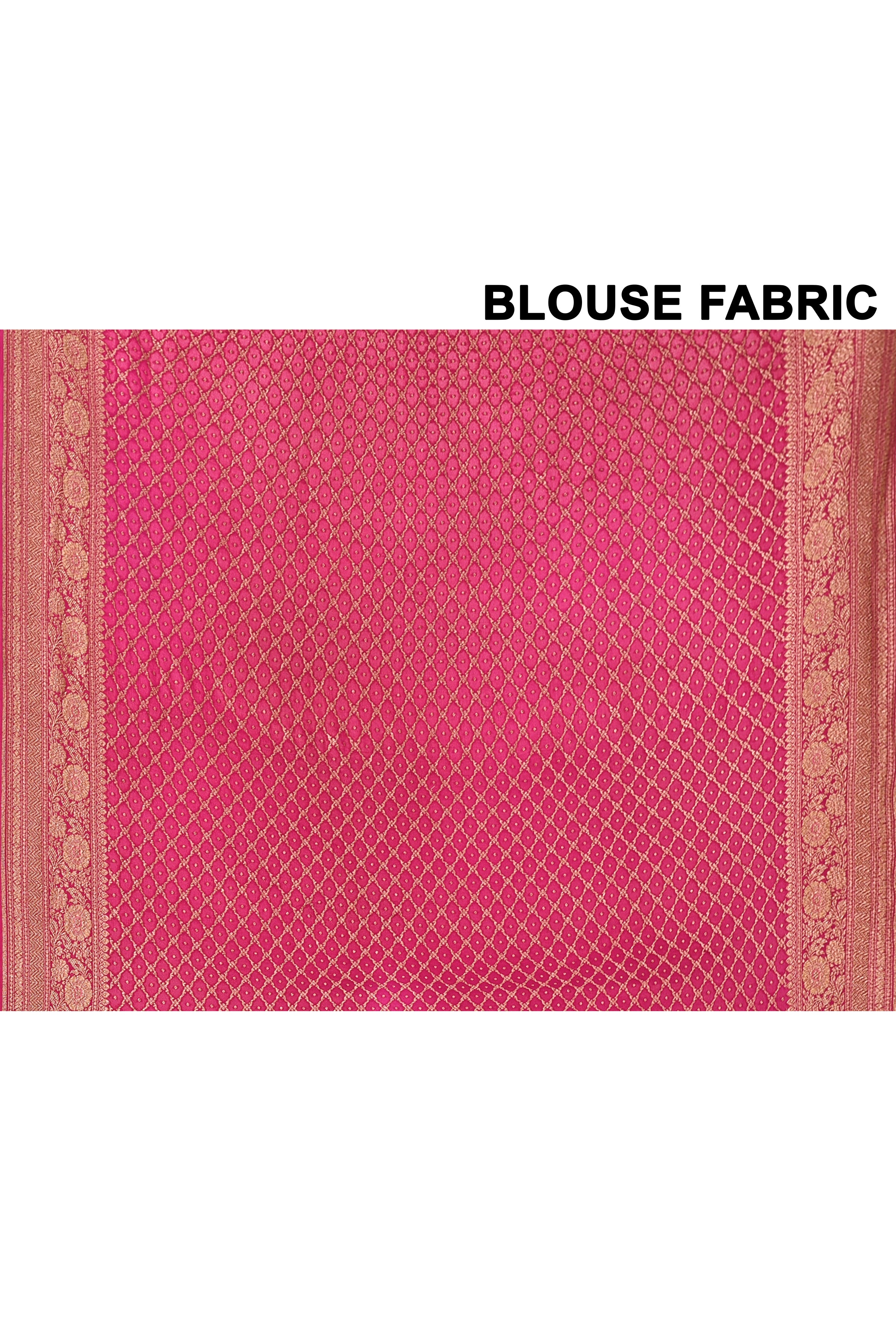 Crepe Silk Handwoven Banaras Saree