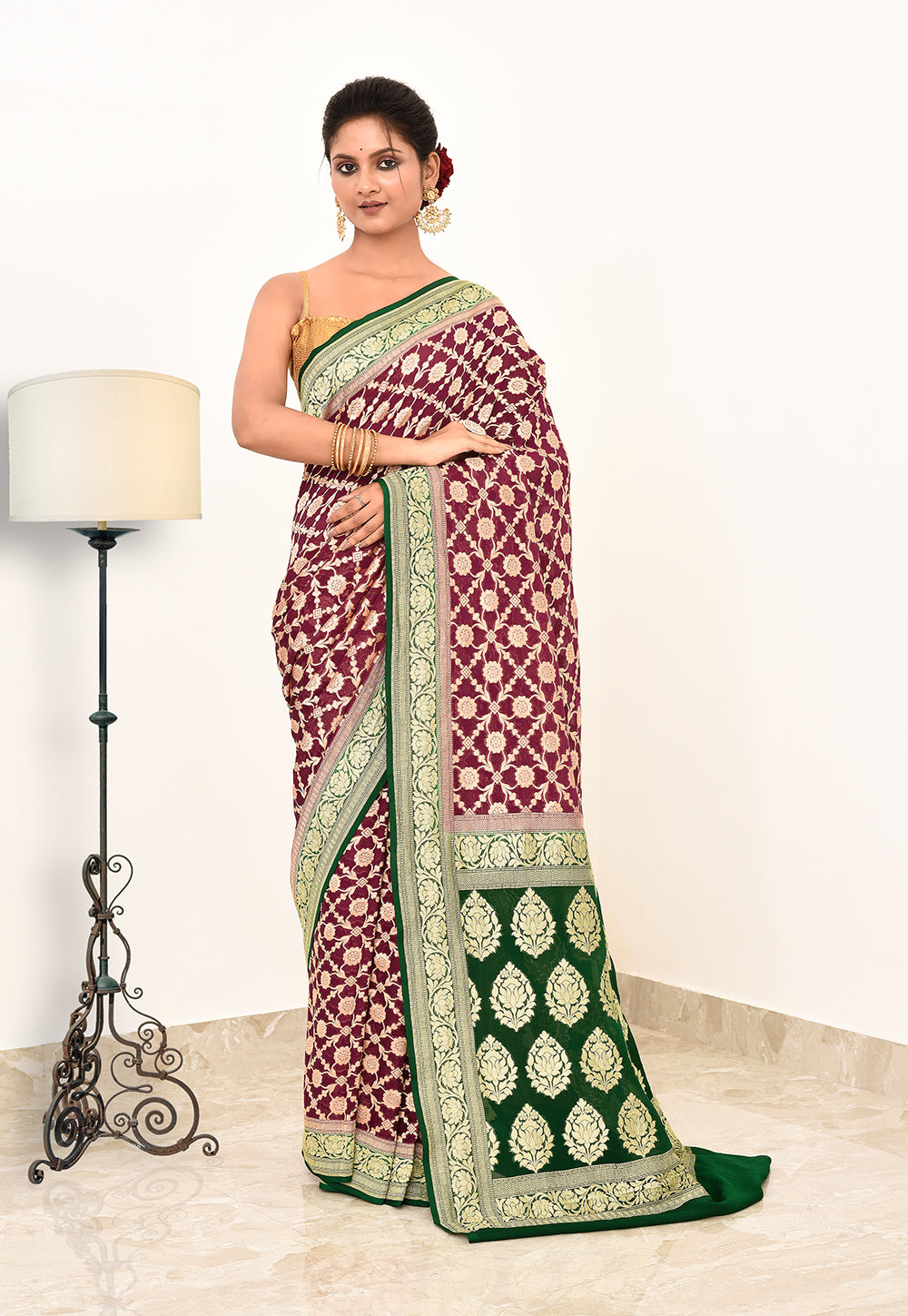 Khadi Silk Handwoven Banaras Saree