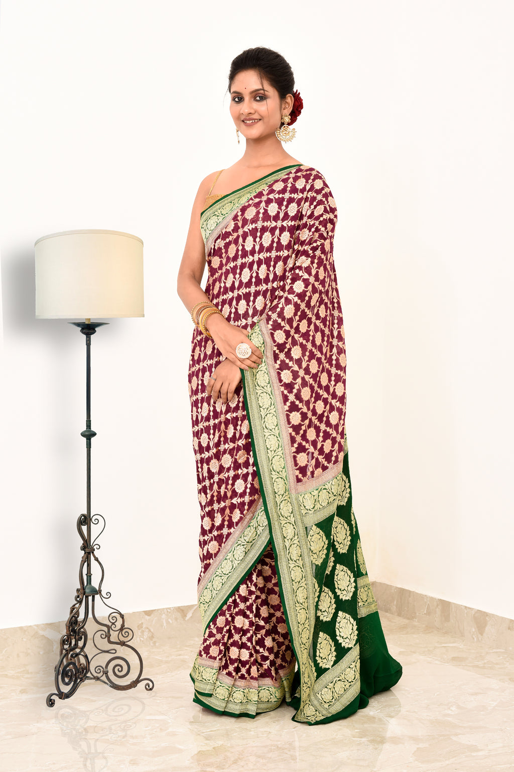 Khadi Silk Handwoven Banaras Saree