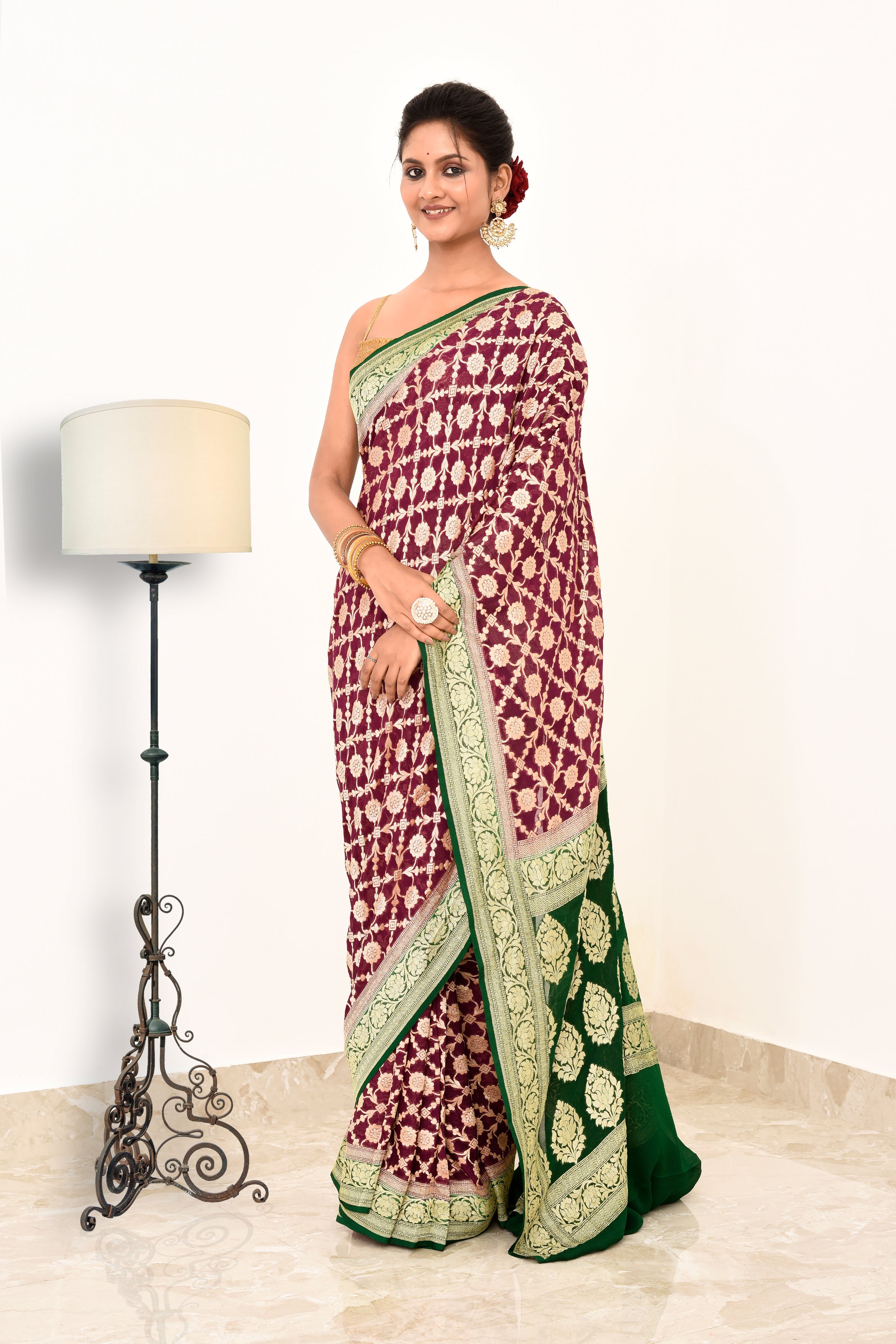 Khadi Silk Handwoven Banaras Saree