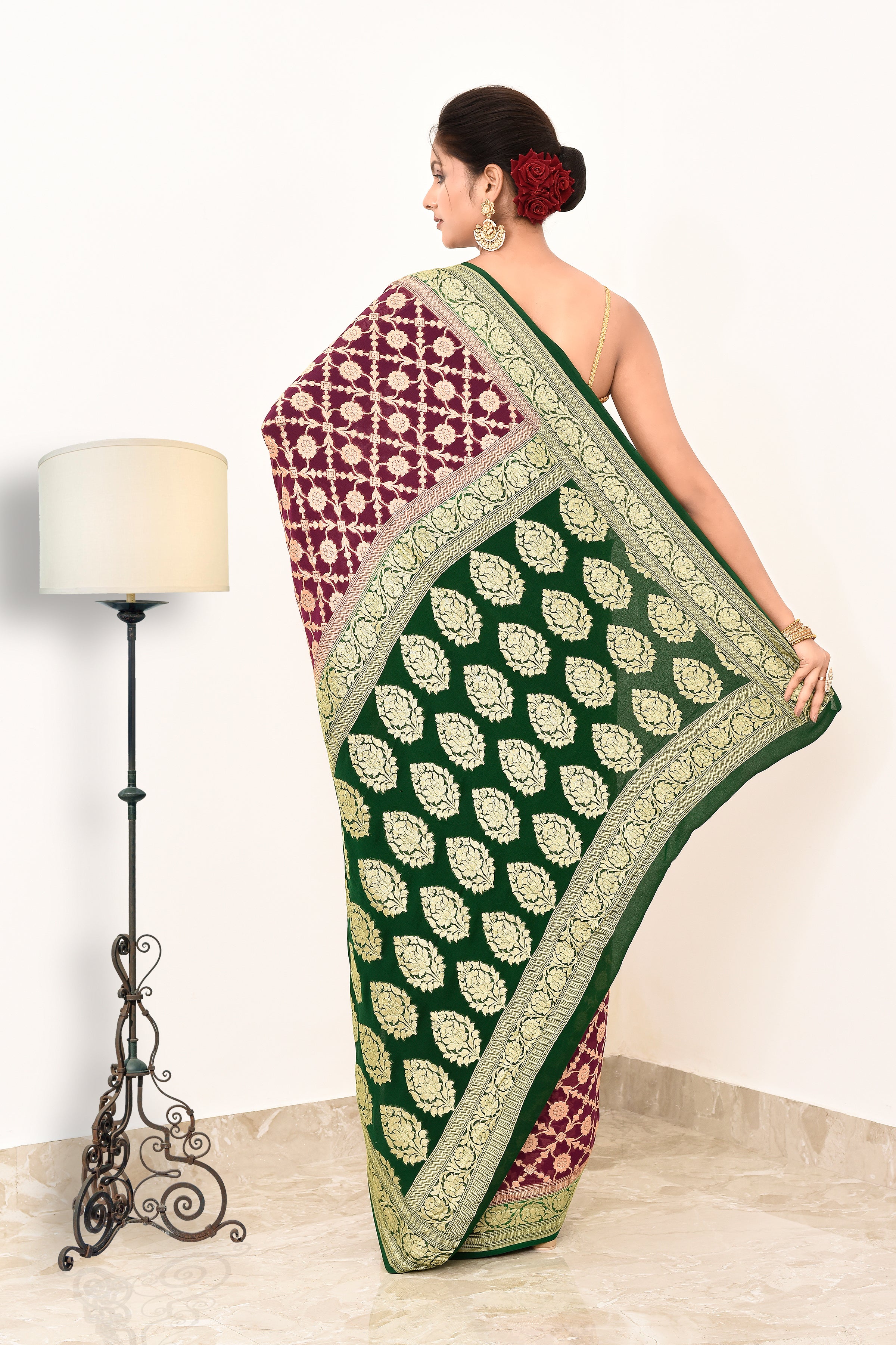 Khadi Silk Handwoven Banaras Saree