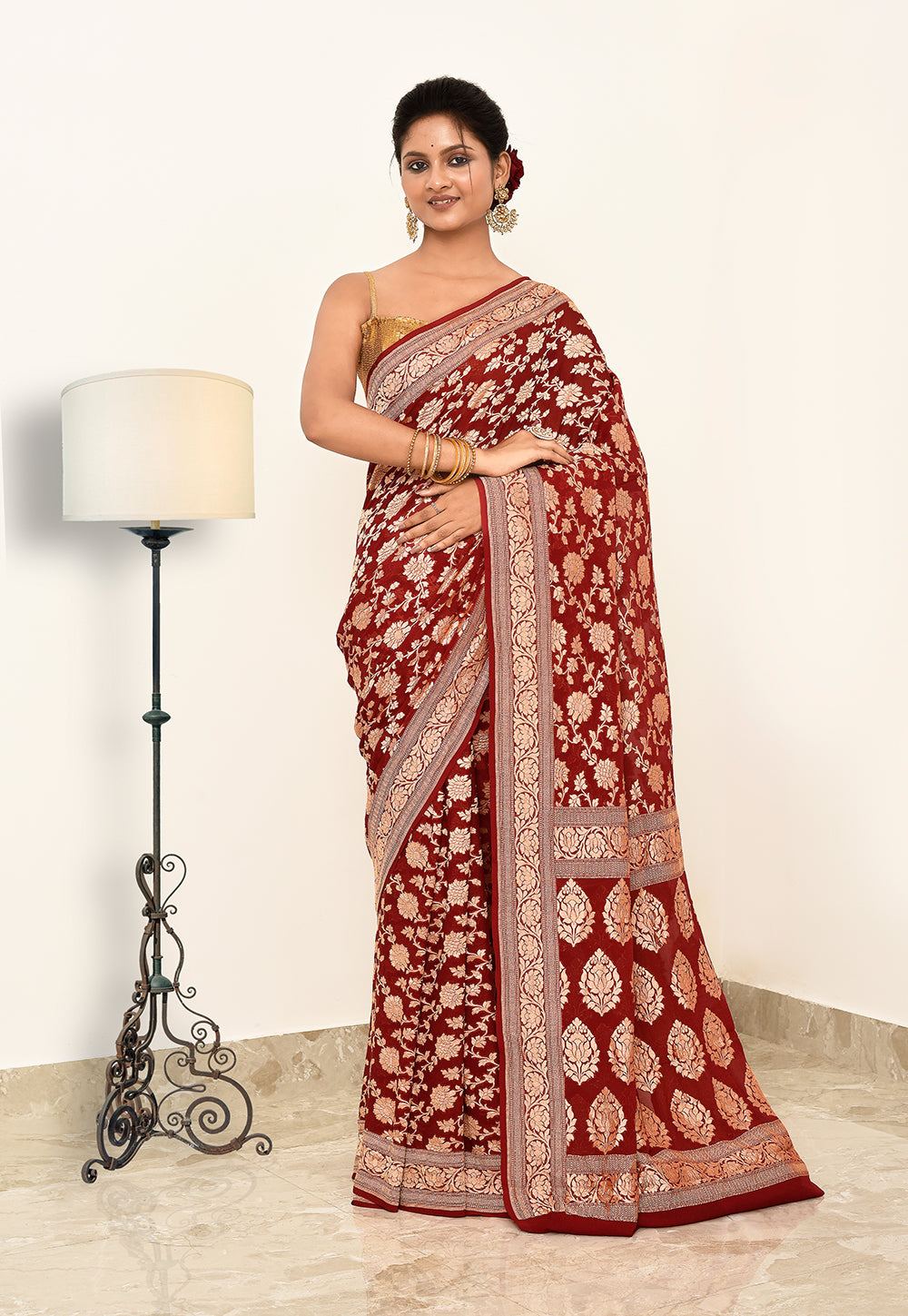 Khadi Silk Handwoven Banaras Saree