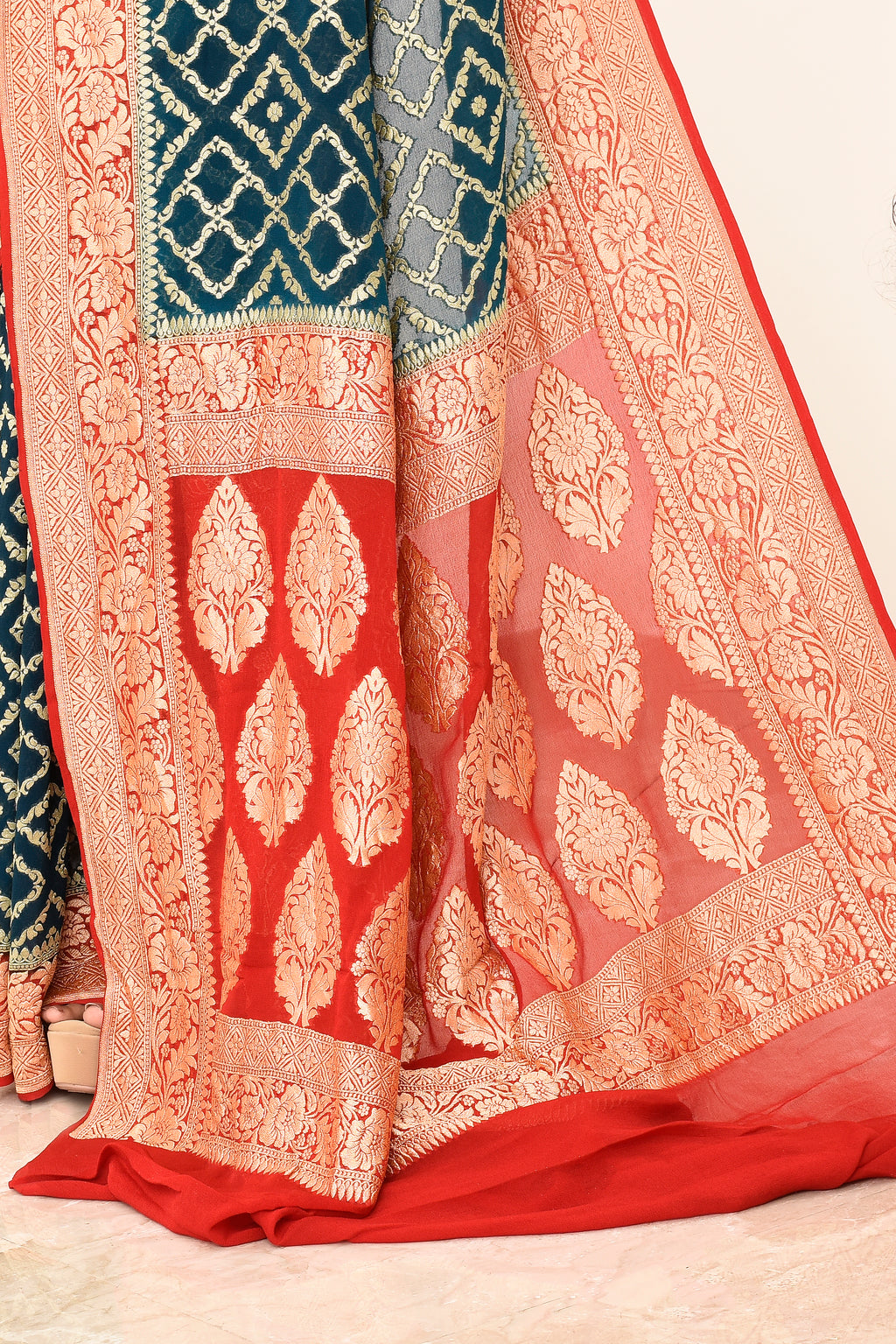 Khadi Silk Handwoven Banaras Saree