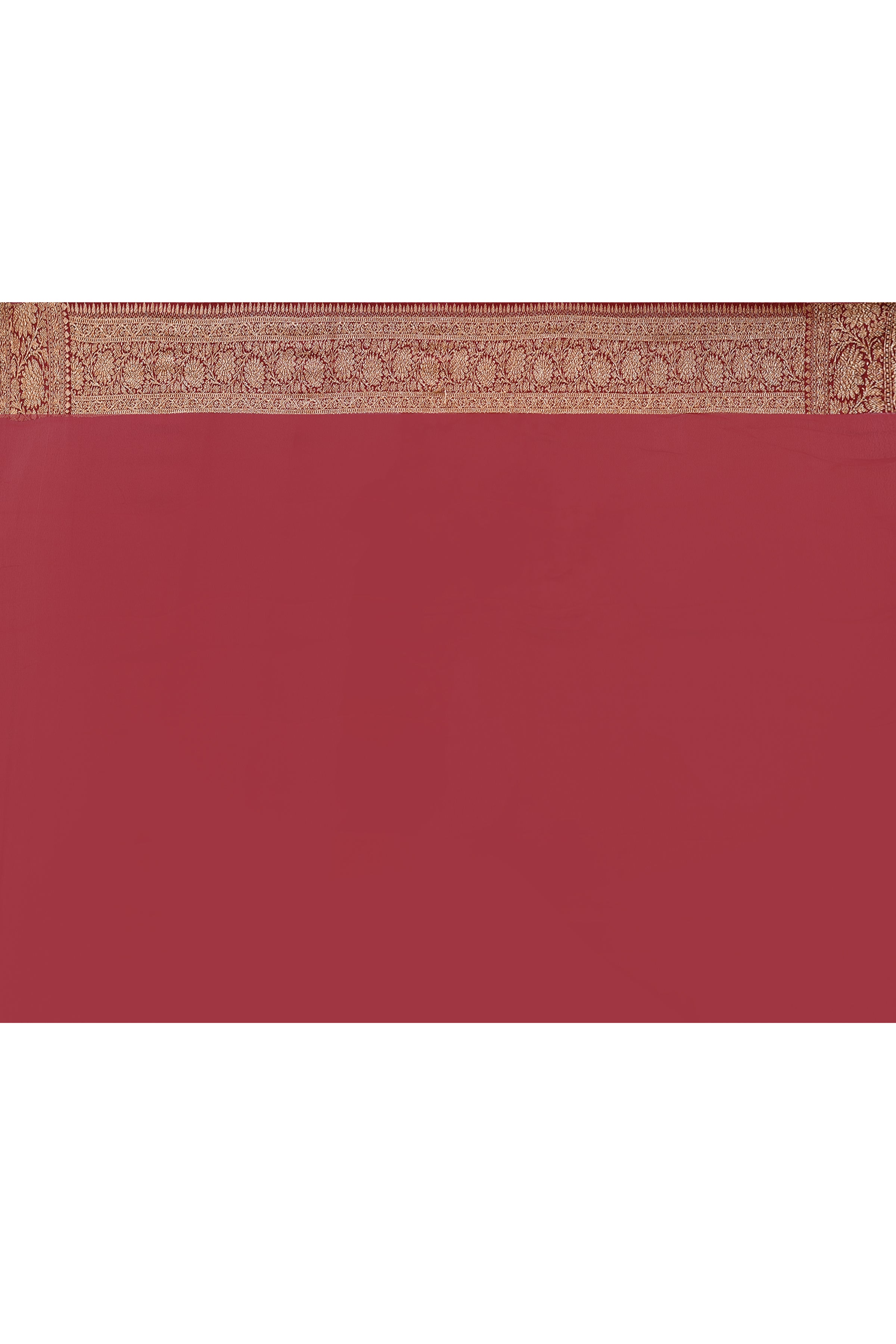 Black Banarasi Crape Chiffon Silk Saree