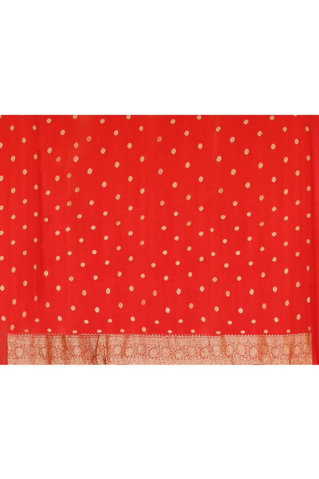 Magenta Banarasi Crape Chiffon Silk Saree