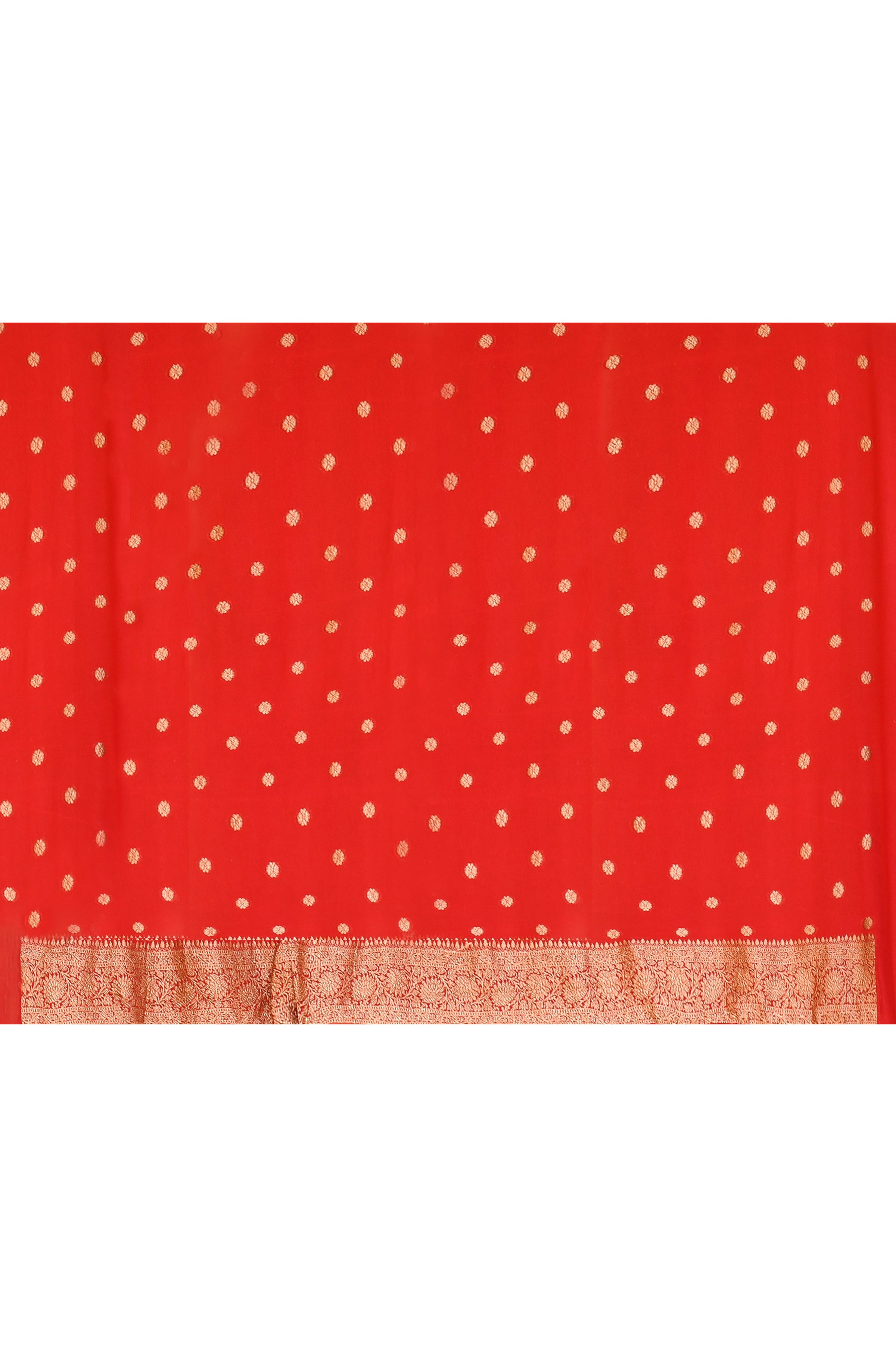 Magenta Banarasi Crape Chiffon Silk Saree