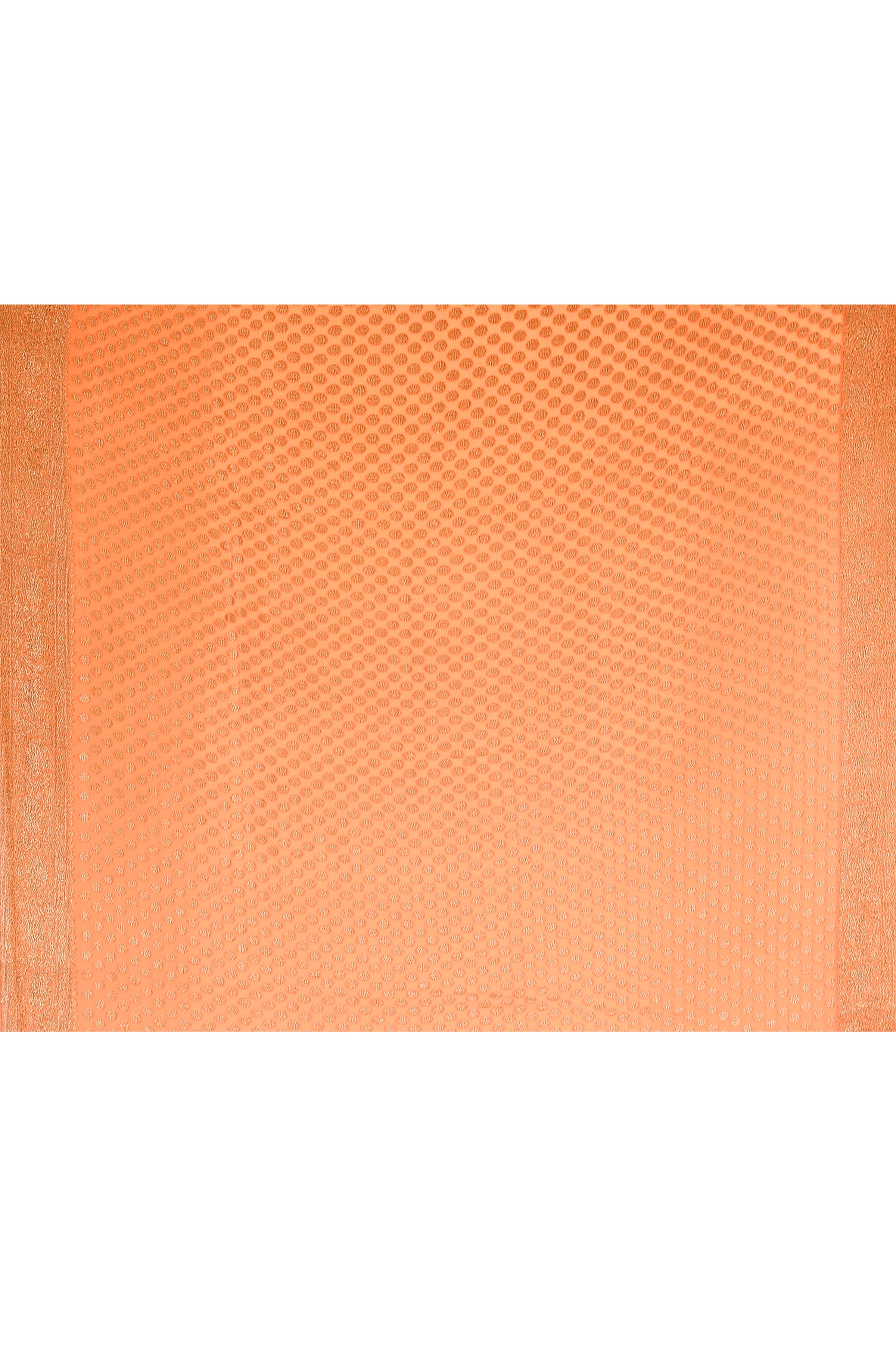 Red Banarasi Crape Chiffon Silk Saree