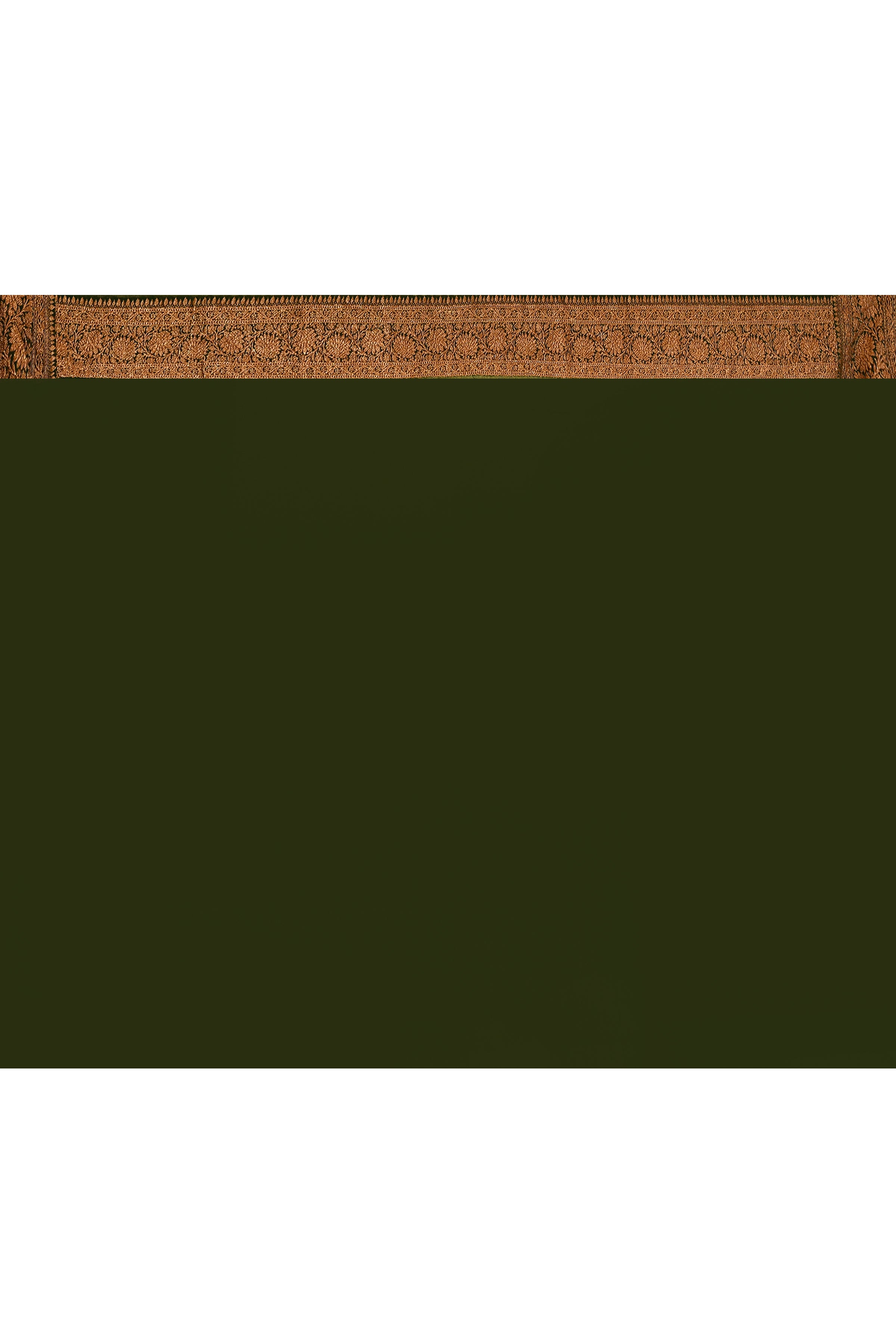 Rose Red Banarasi Crape Chiffon Silk Saree