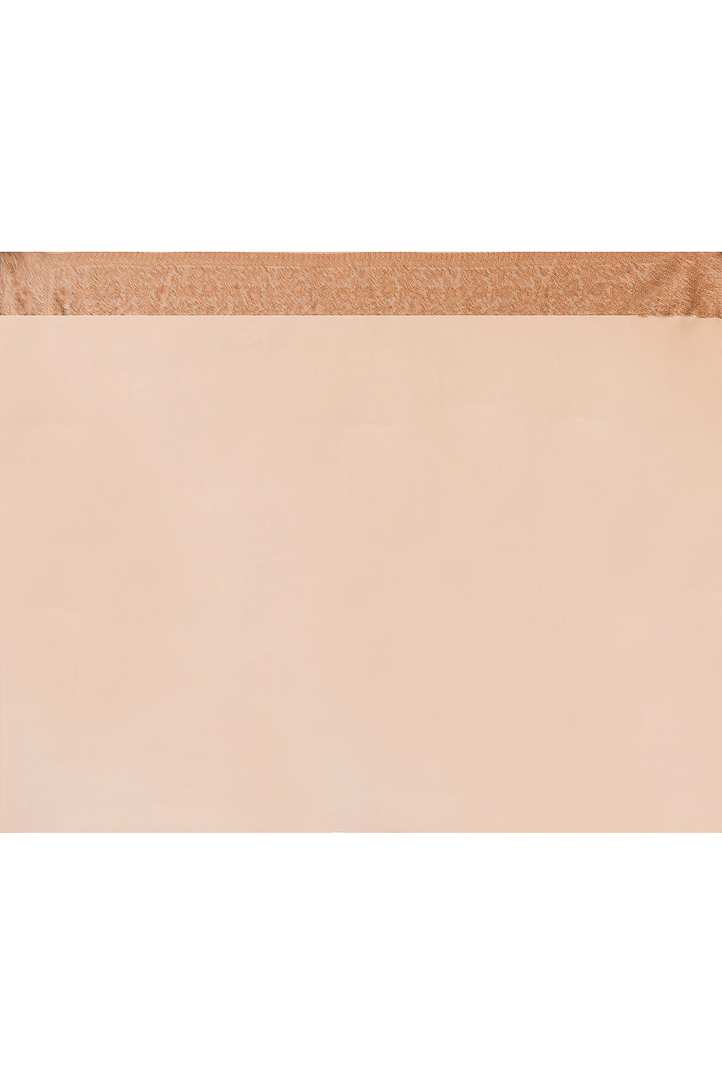 Ivory Banarasi Crape Chiffon Silk Saree