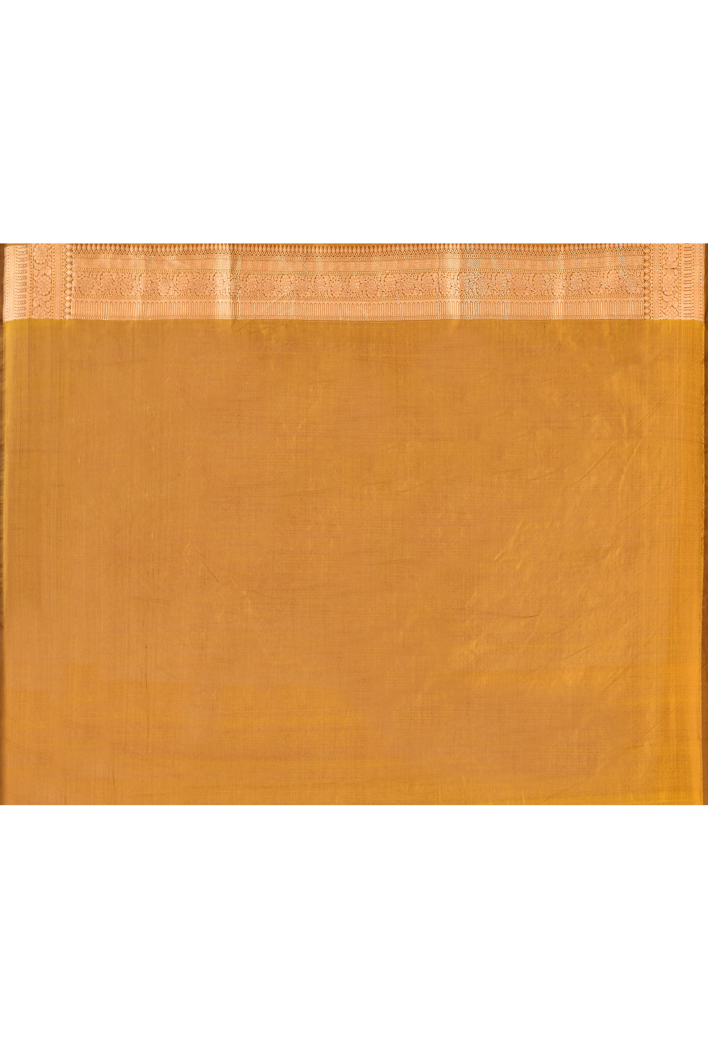 Olive Green Handwoven Banarasi Katan Silk Saree