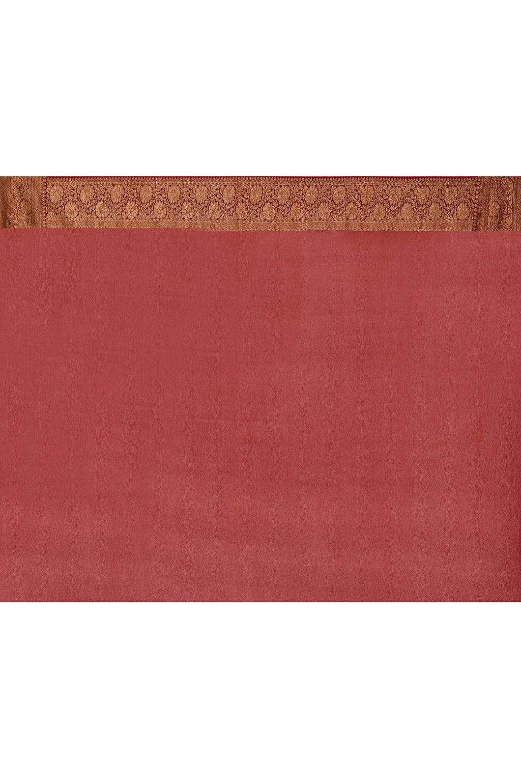 Pink Handwoven Banarasi Crape Chiffon Silk Saree