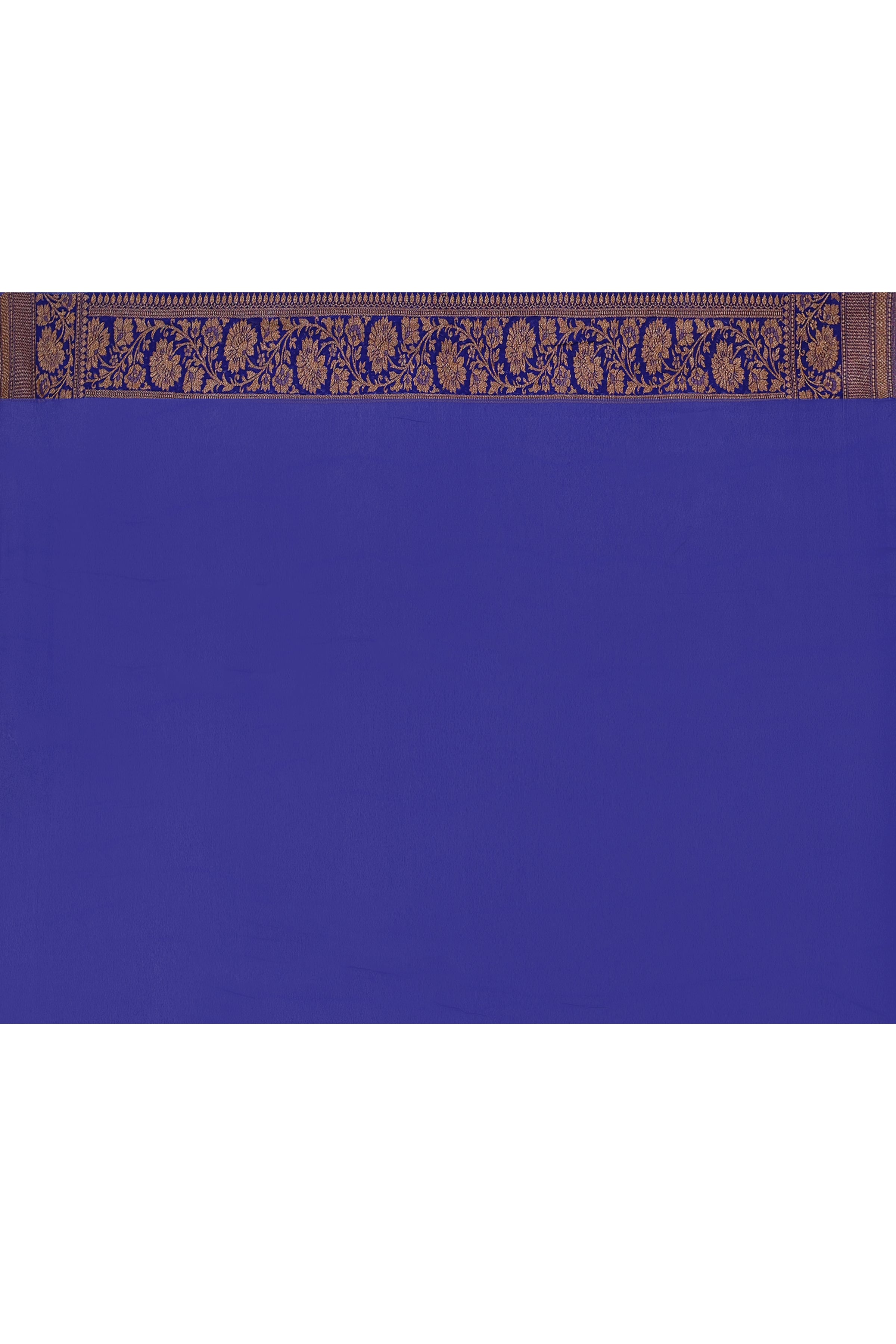 Pink Banarasi Crape Chiffon Silk Saree