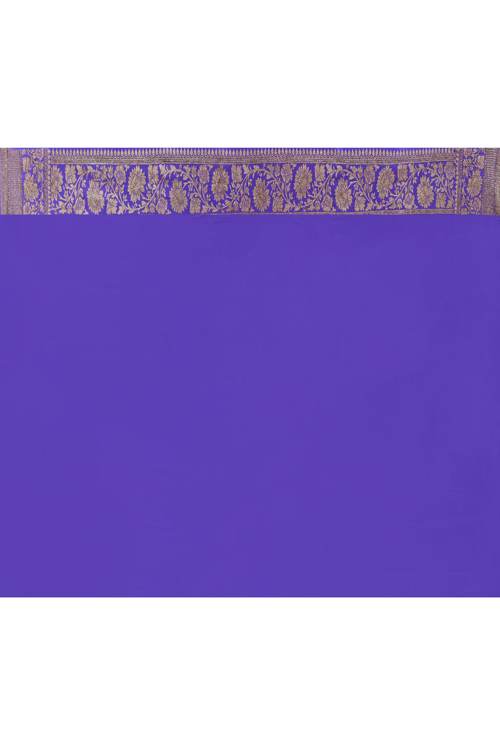 Banarasi Crape Chiffon Silk Saree in Lavender