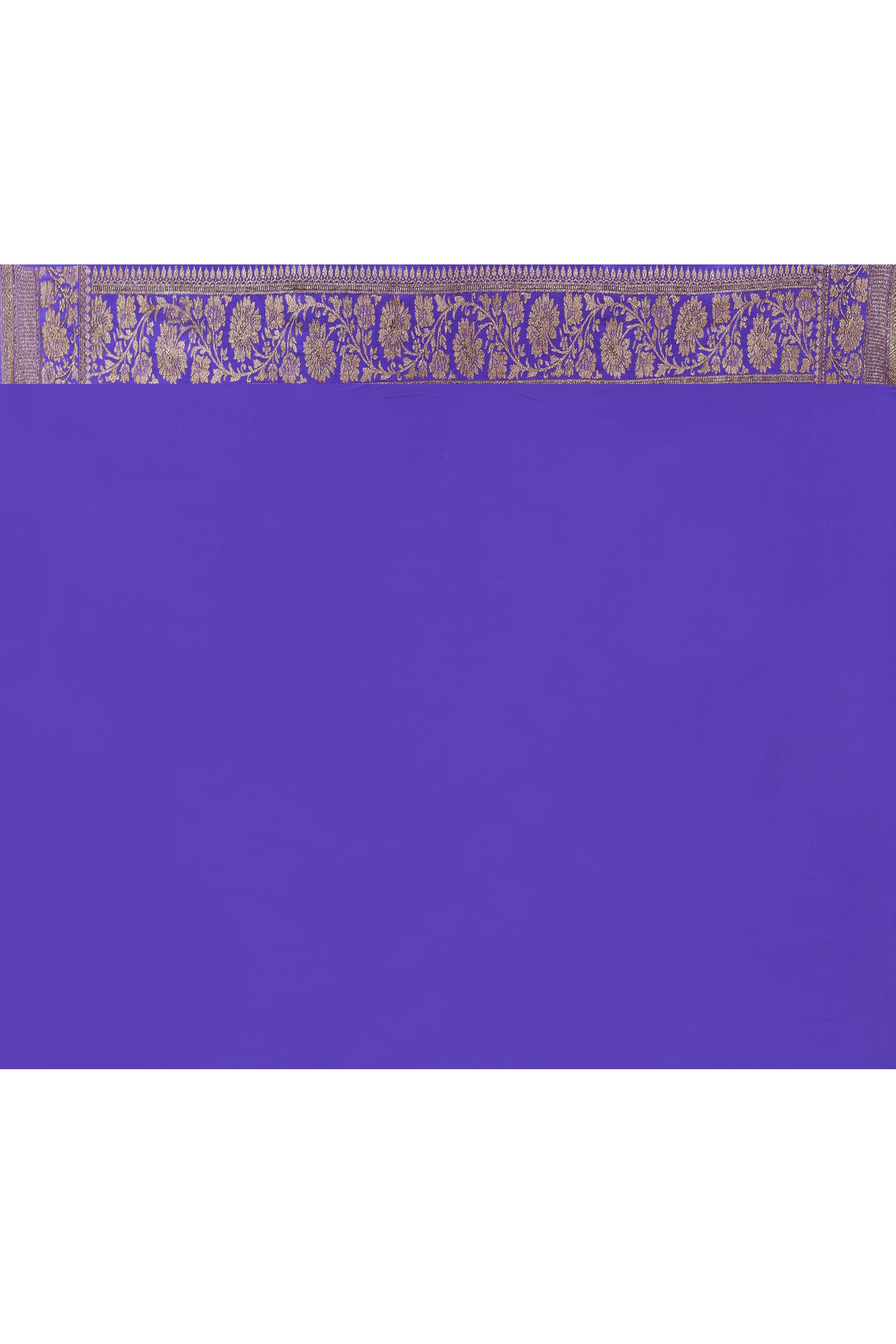 Banarasi Crape Chiffon Silk Saree in Lavender