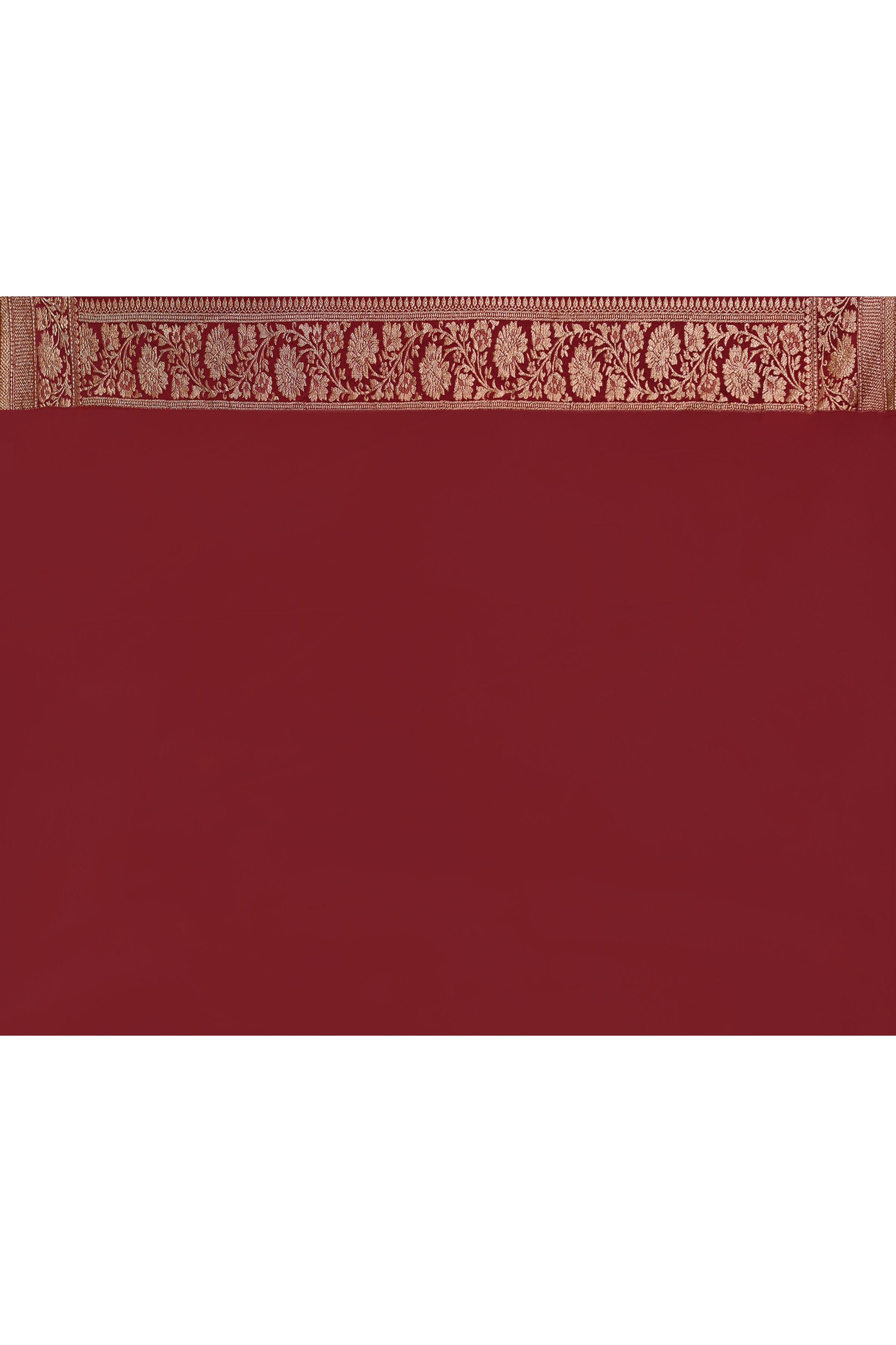 Yellow Banarasi Crape Chiffon Silk Saree