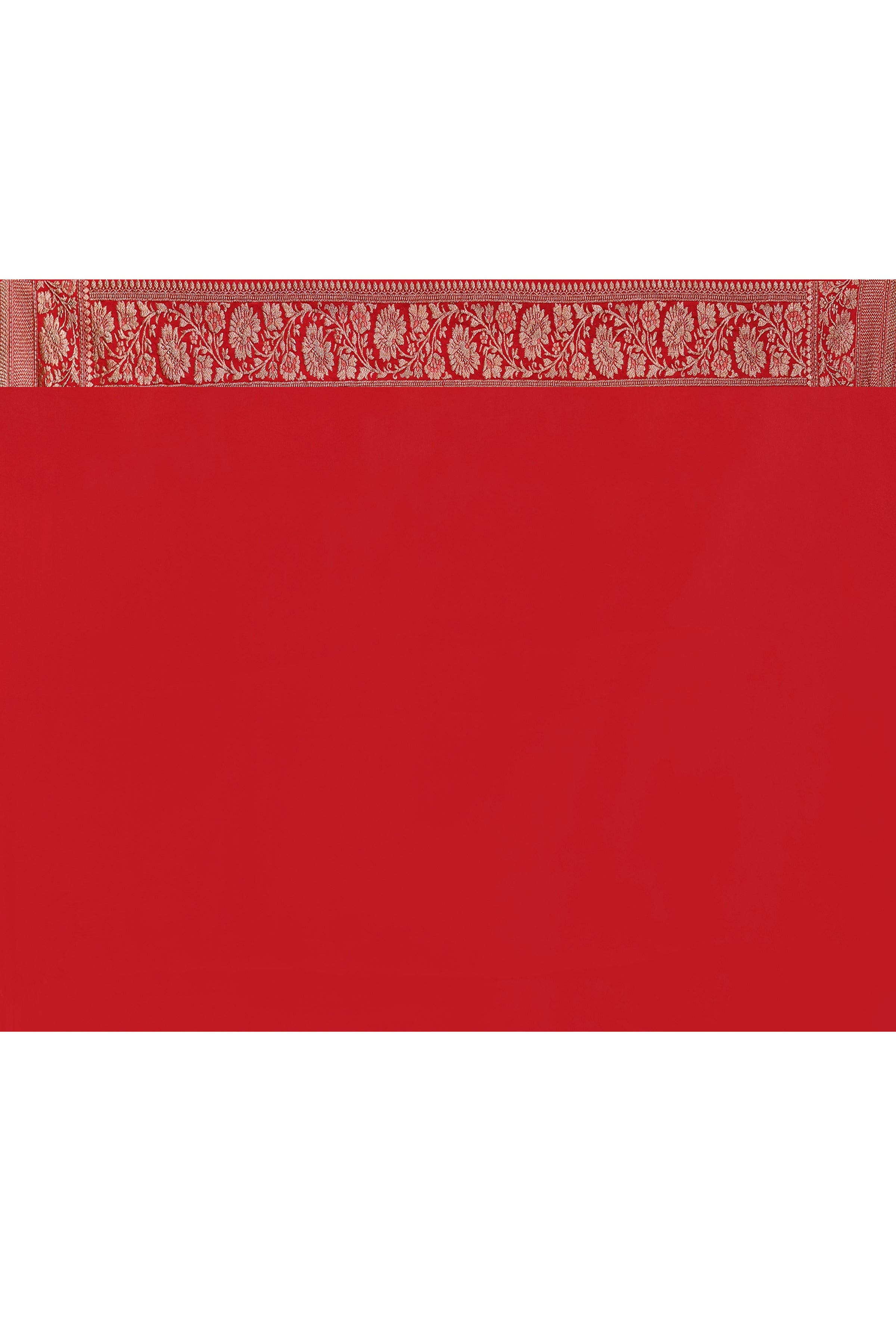 Yellow Handwoven Banarasi Crape Chiffon Silk Saree