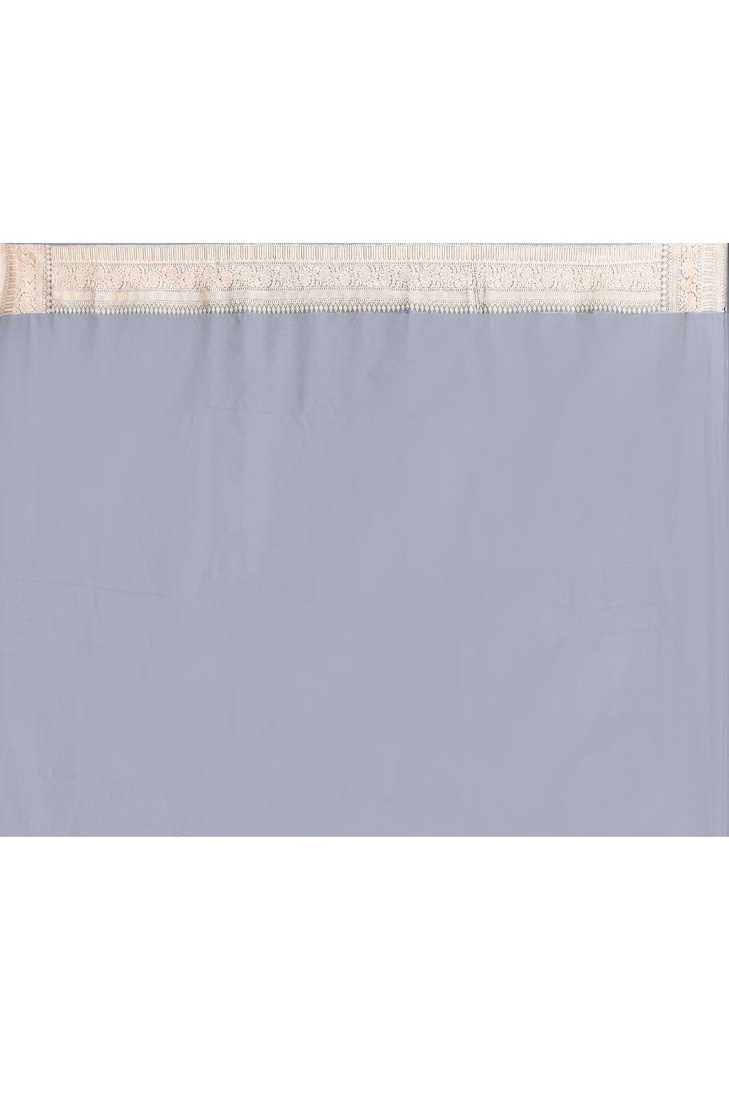 Handwoven Silver Grey Banarasi Soft Silk Saree