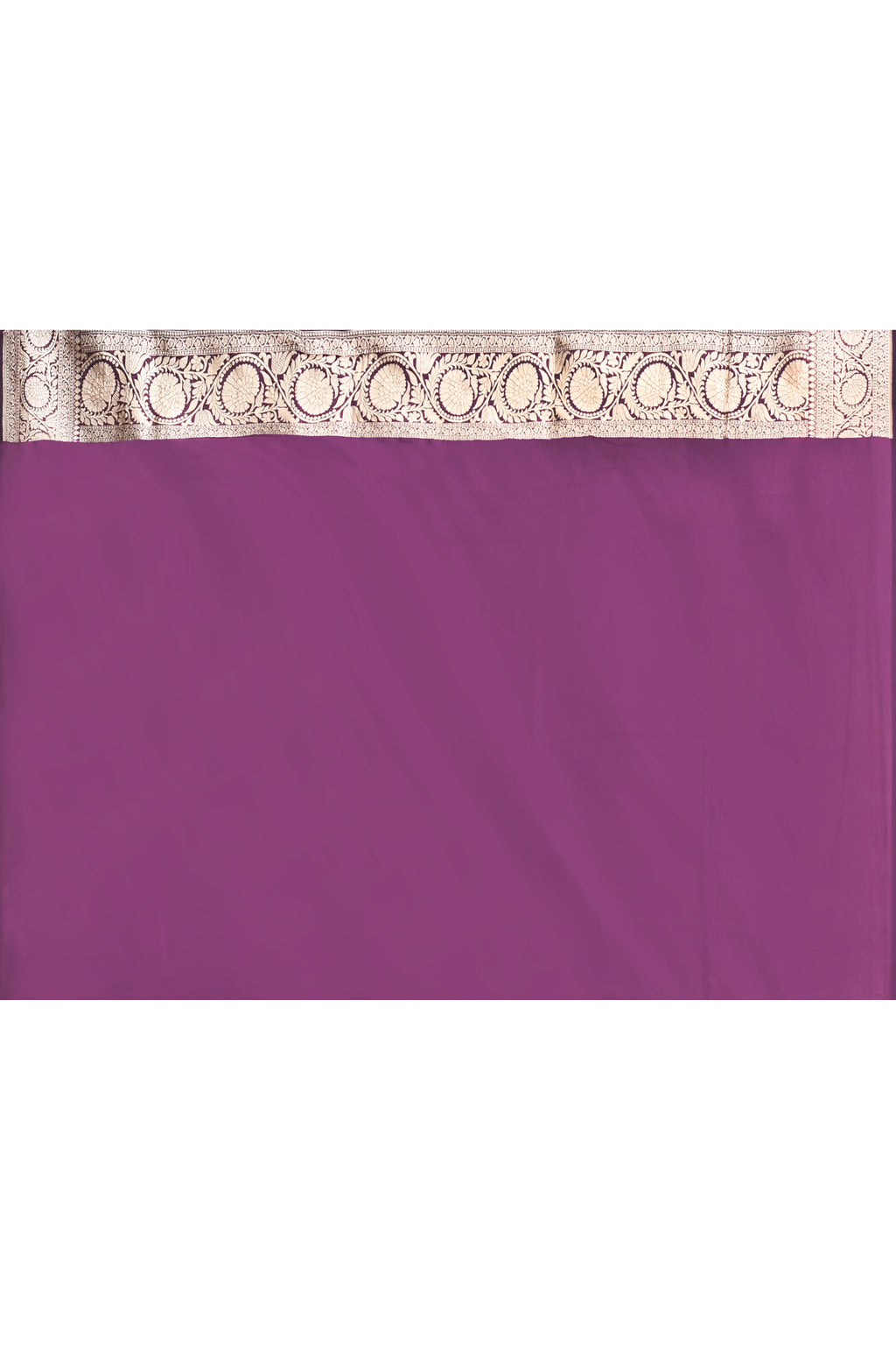 Handwoven Plum Banarasi Katan Silk Saree