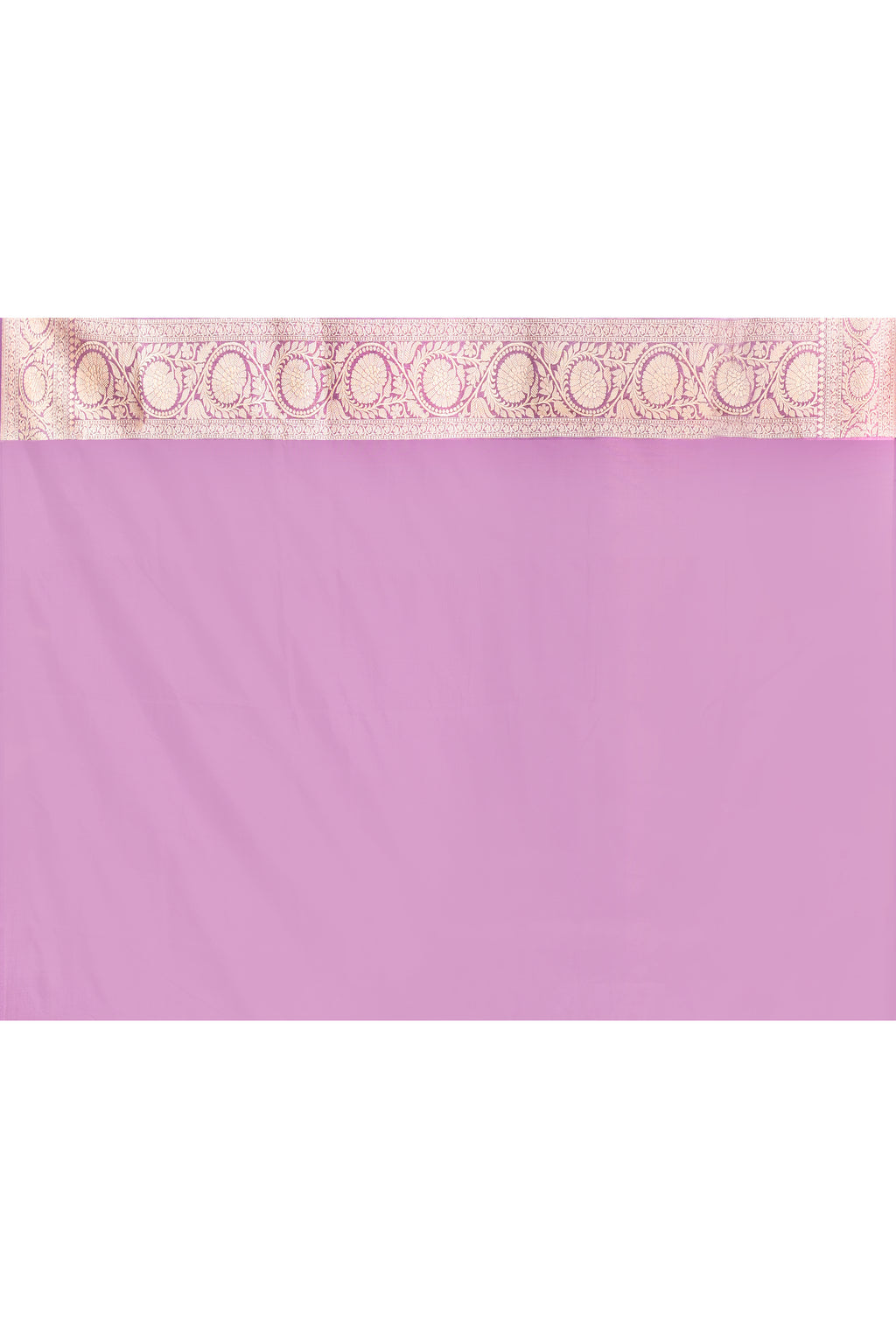 Handwoven Lavender Banarasi Katan Silk Saree