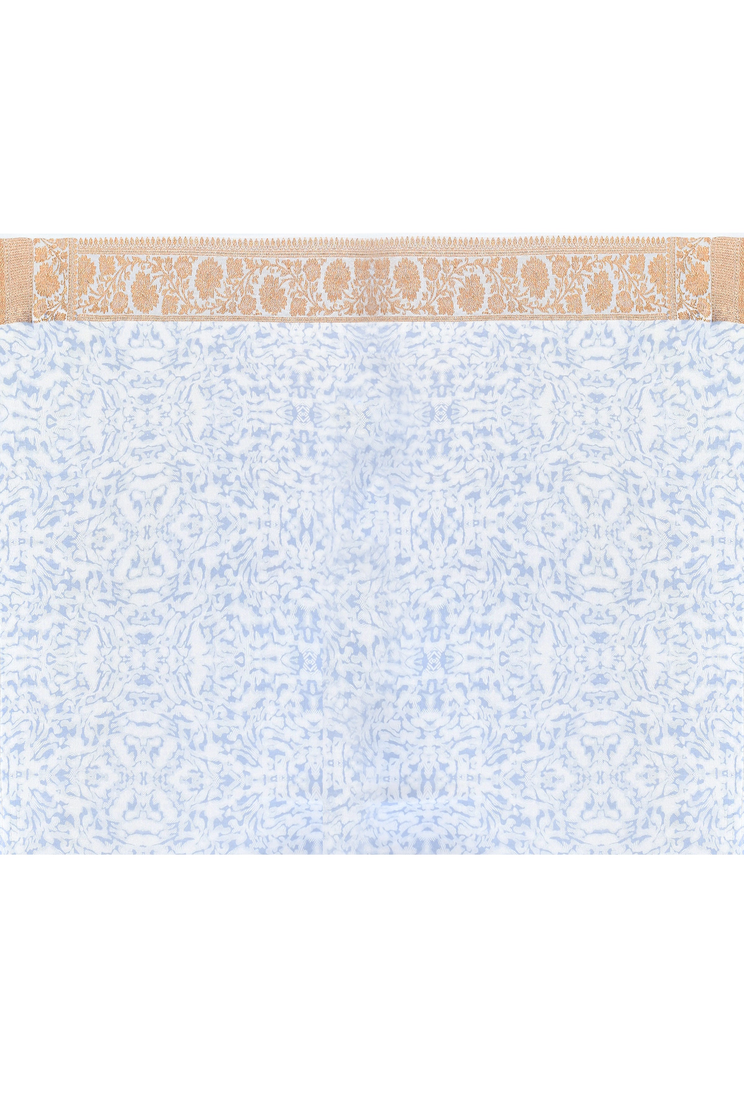 Shaded Pastel Banarasi Chiffon Crape Silk Saree