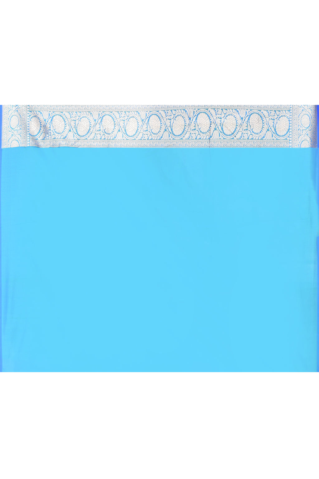 Blue Banarasi Katan Silk Saree