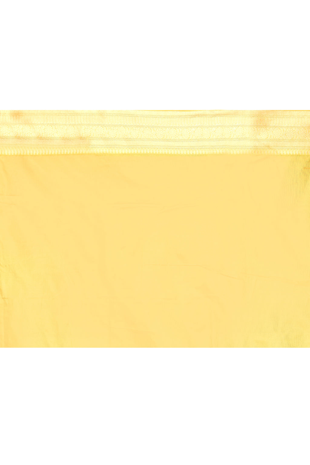 Radiant Yellow Handwoven Banarasi Katan Silk Saree